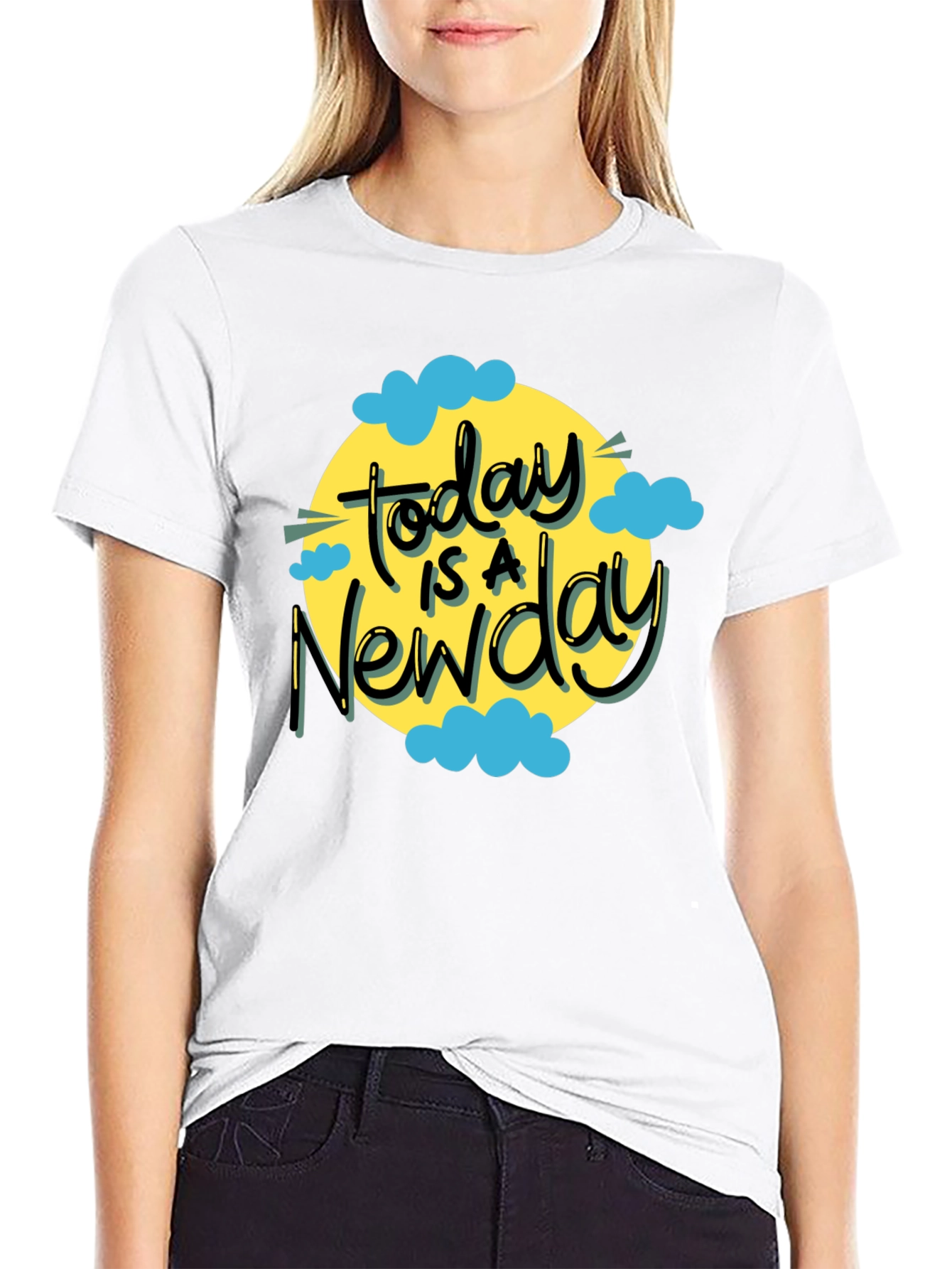Today is a New Day T-Shirt - Black