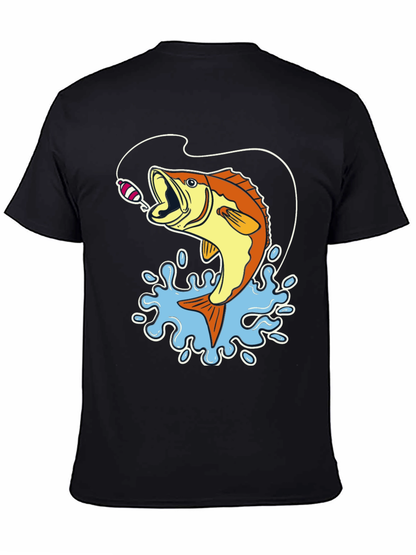 Bass Fishing Graphic T-Shirt