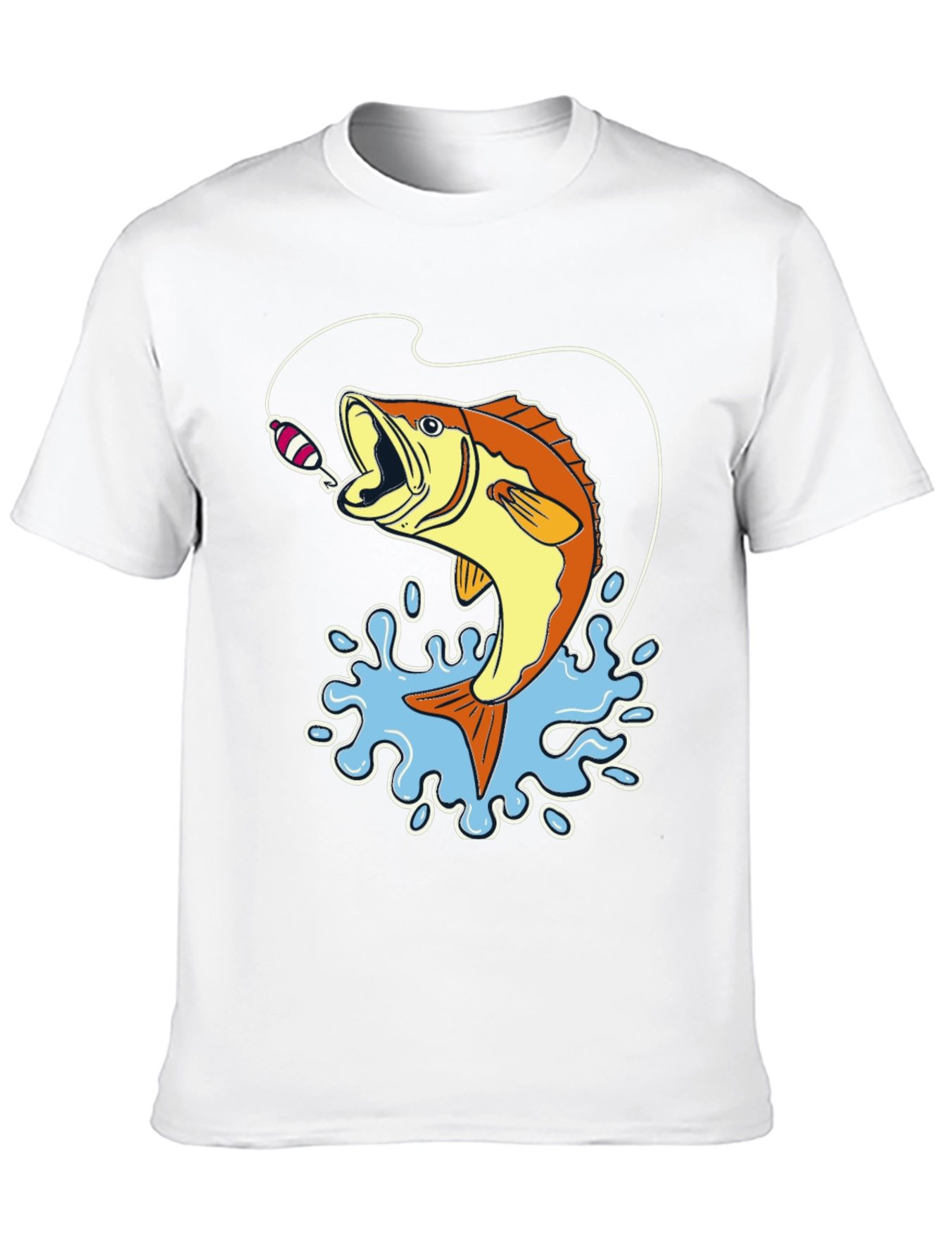 Bass Fishing Graphic T-Shirt