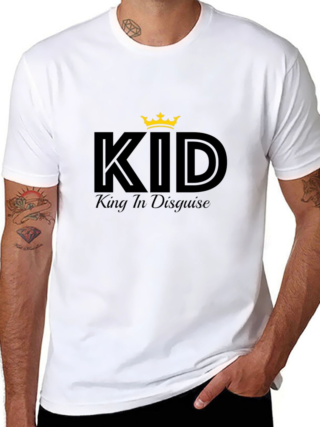 King in Disguise Black T-Shirt