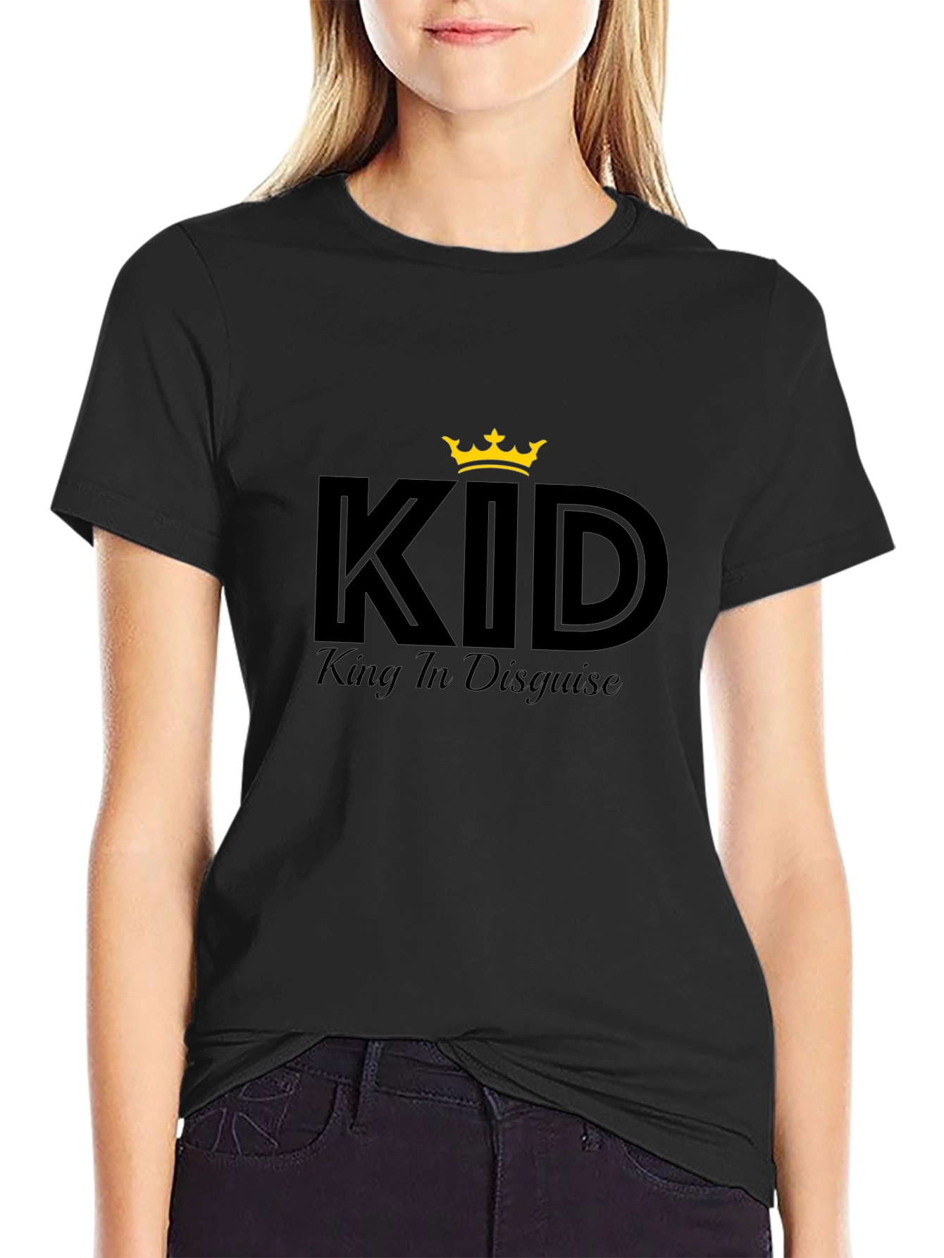 King in Disguise Black T-Shirt