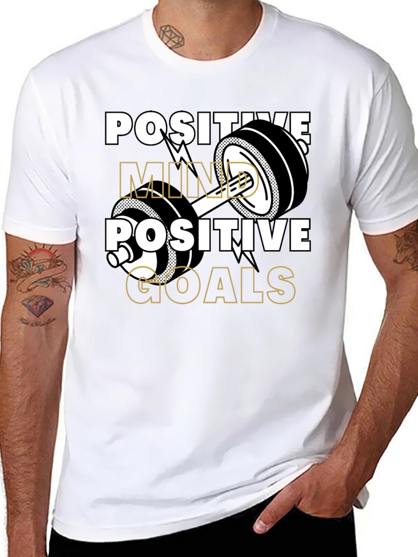 Positive Mind Positive Goals Gym T-Shirt