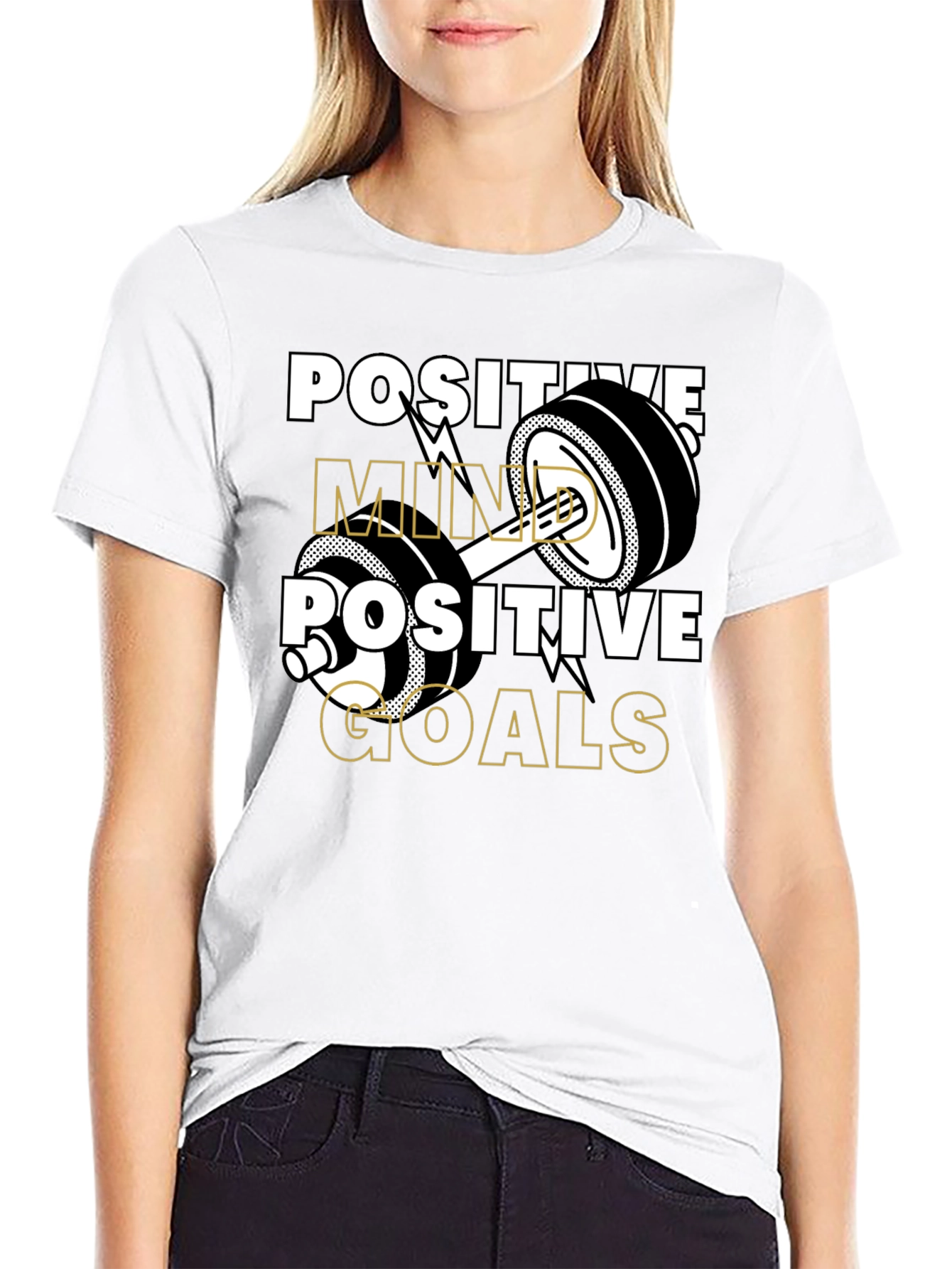 Positive Mind Positive Goals Gym T-Shirt