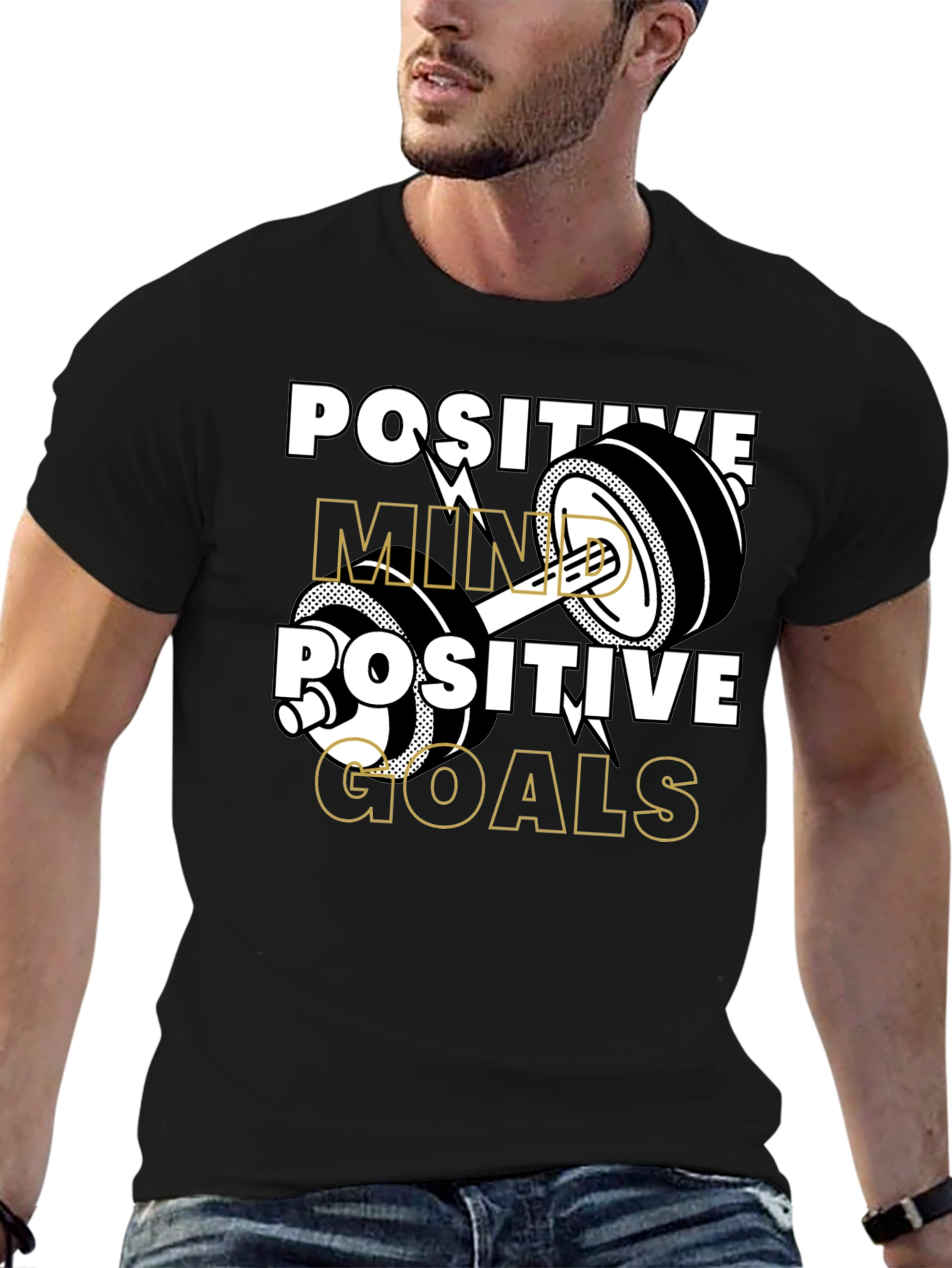 Positive Mind Positive Goals Gym T-Shirt
