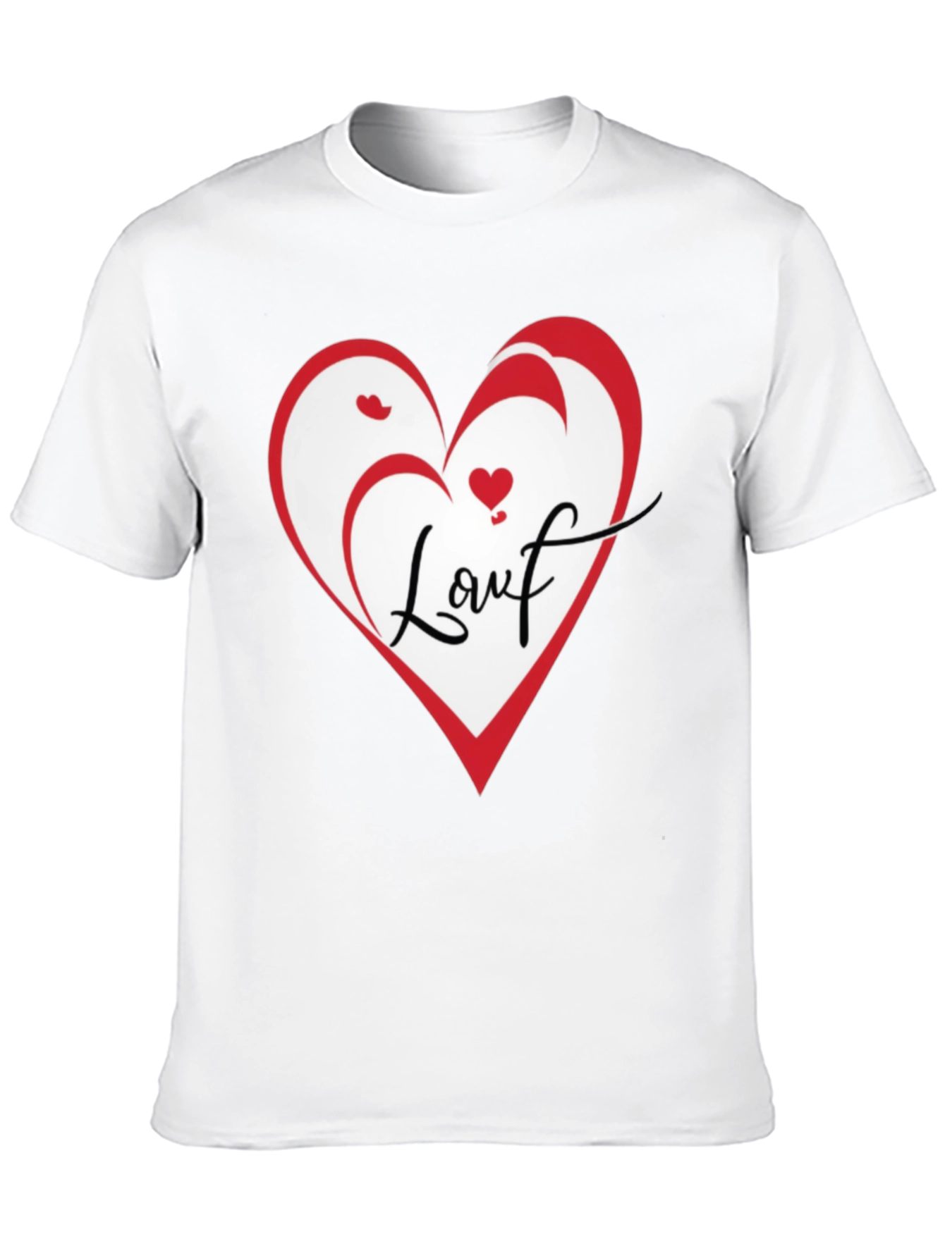 Love Heart Graphic T-Shirt - Stylish Casual Tee
