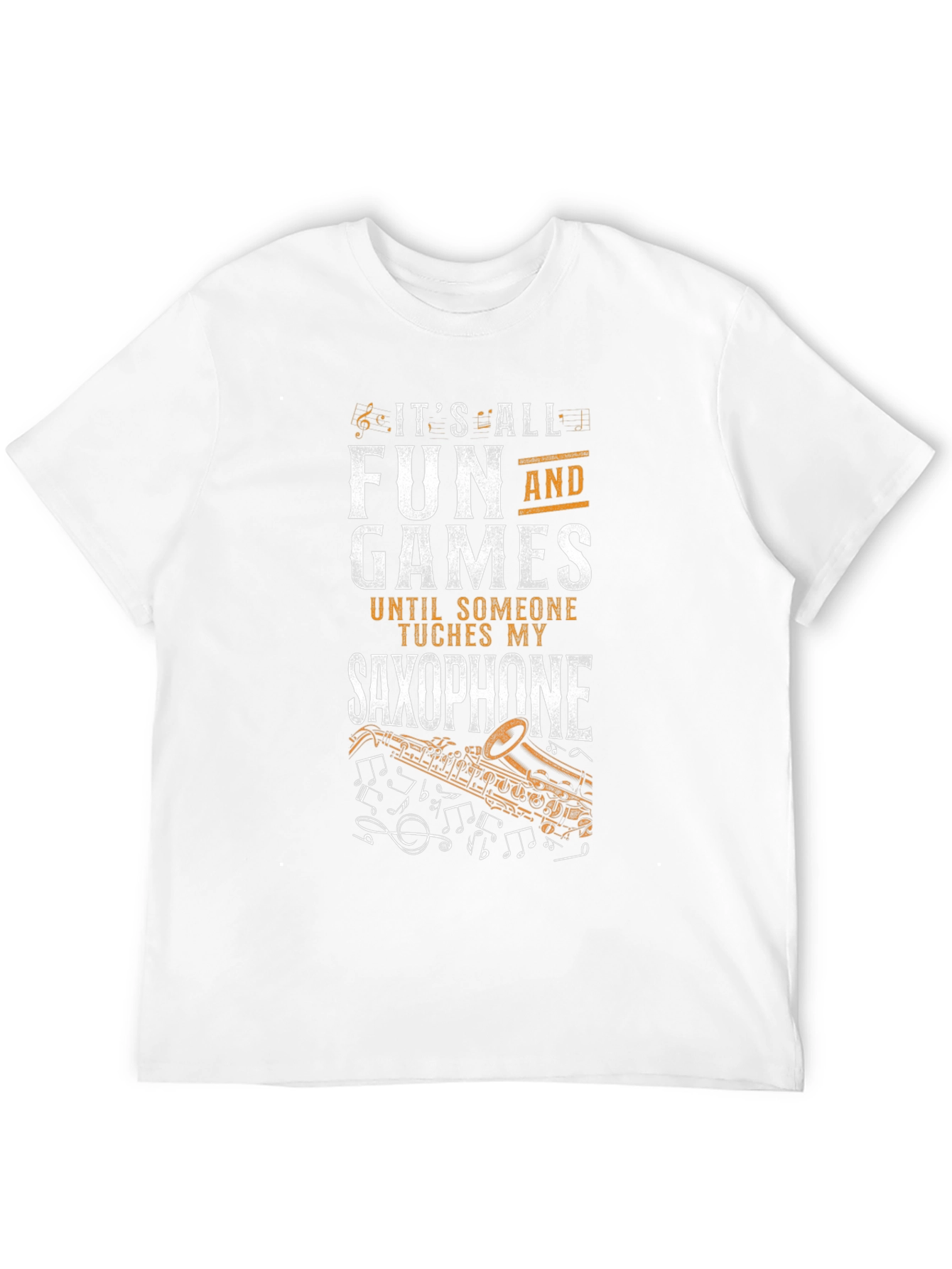 Fun and Games Saxophone Graphic Tee
