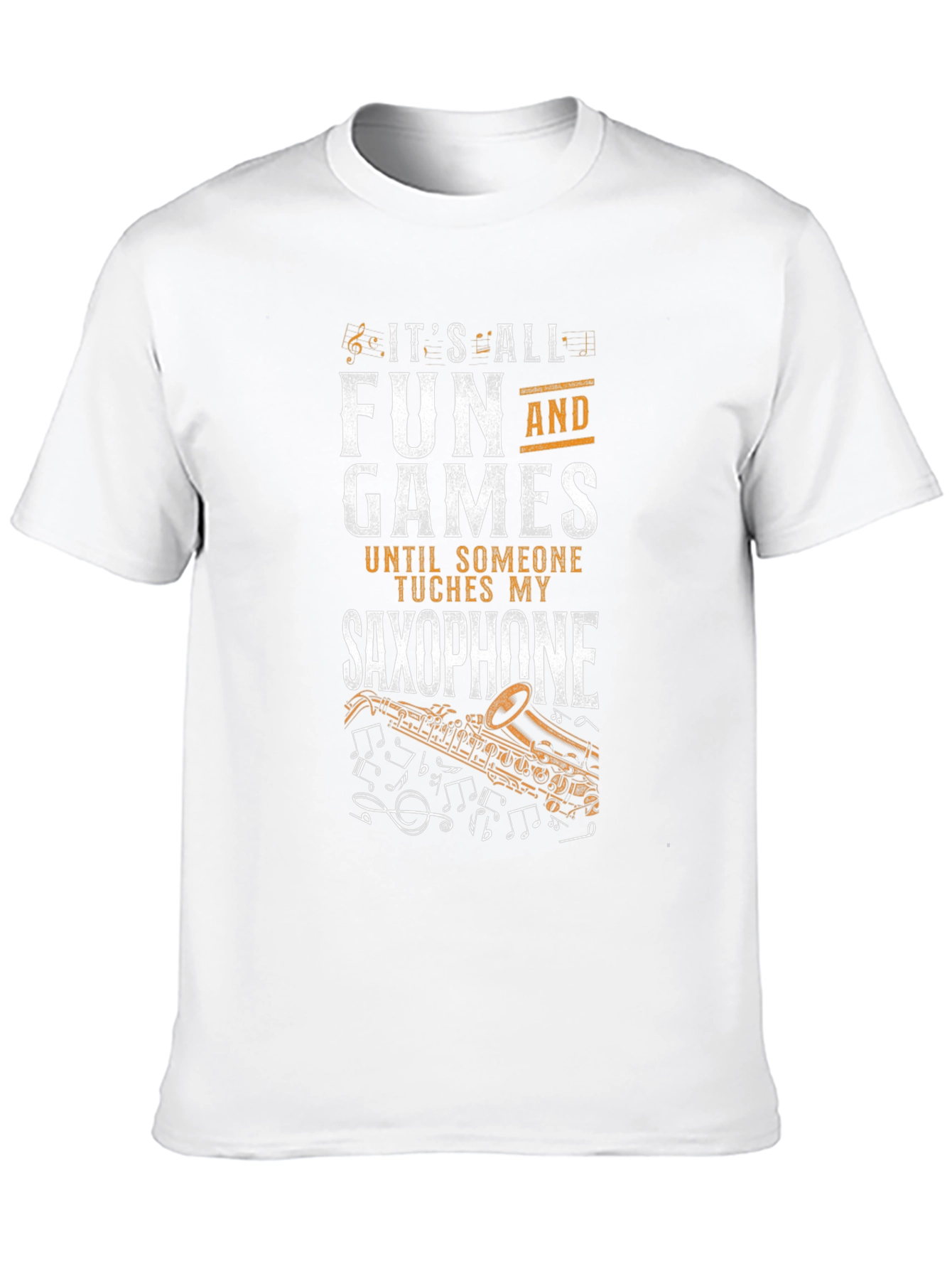 Fun and Games Saxophone Graphic Tee