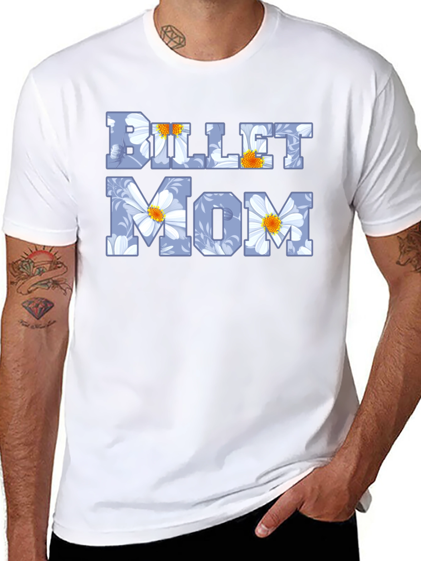 Billet Mom Floral Graphic Tee