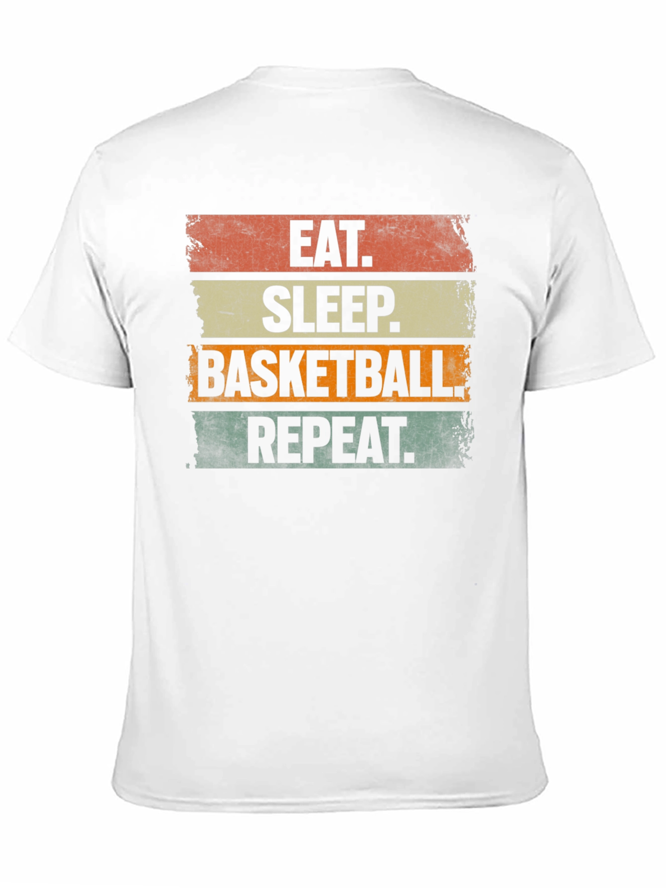 Eat Sleep Basketball Repeat Graphic Tee
