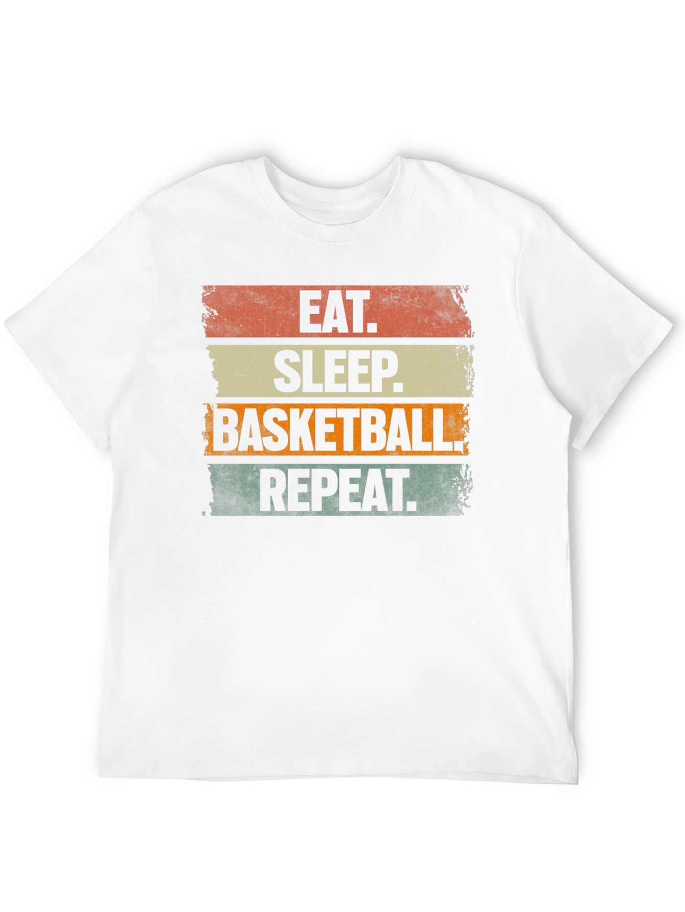 Eat Sleep Basketball Repeat Graphic Tee
