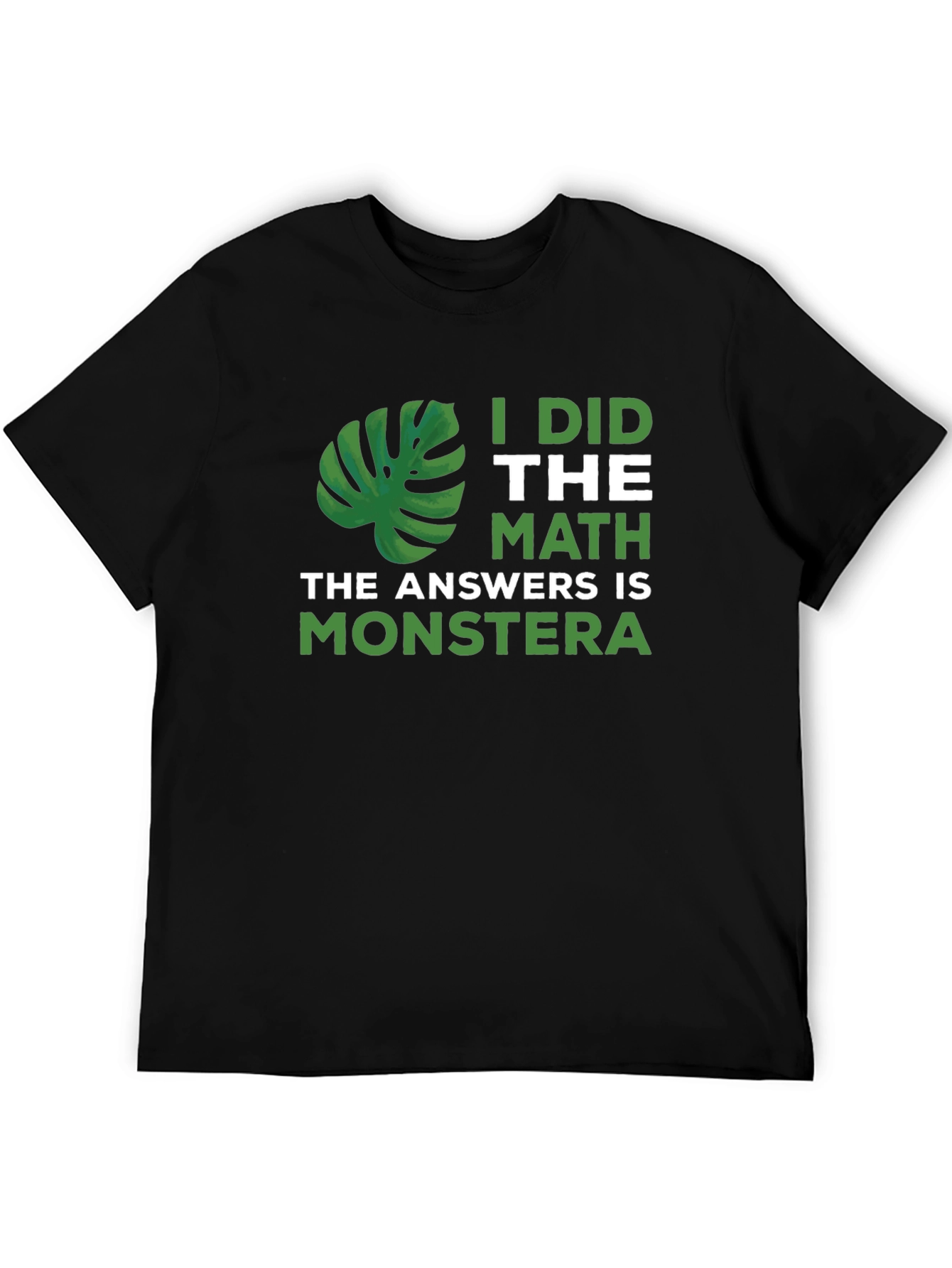 Monstera Math T-Shirt - Funny Plant Lover Tee