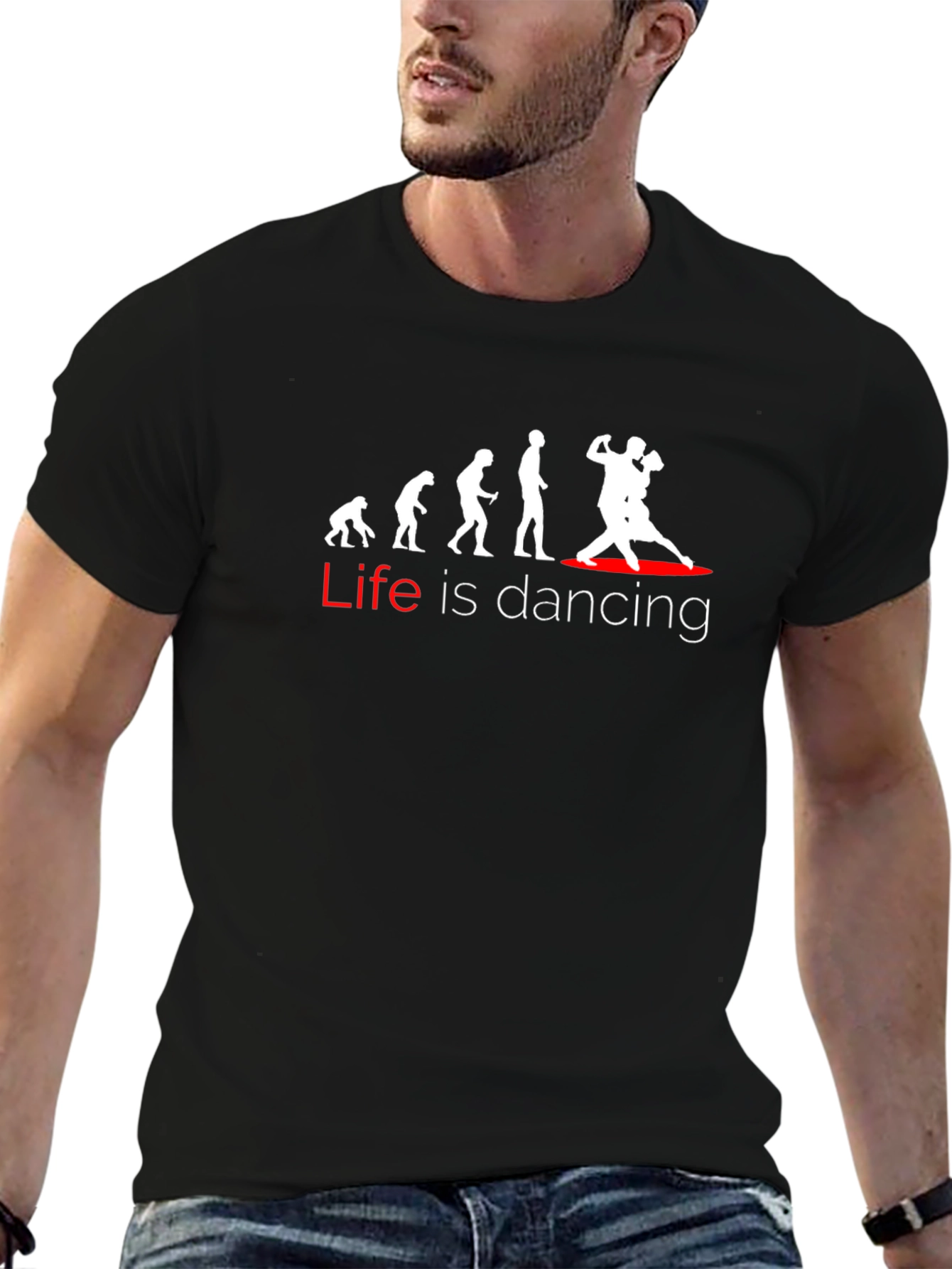 Life is Dancing T-Shirt - Evolution Dance Tee
