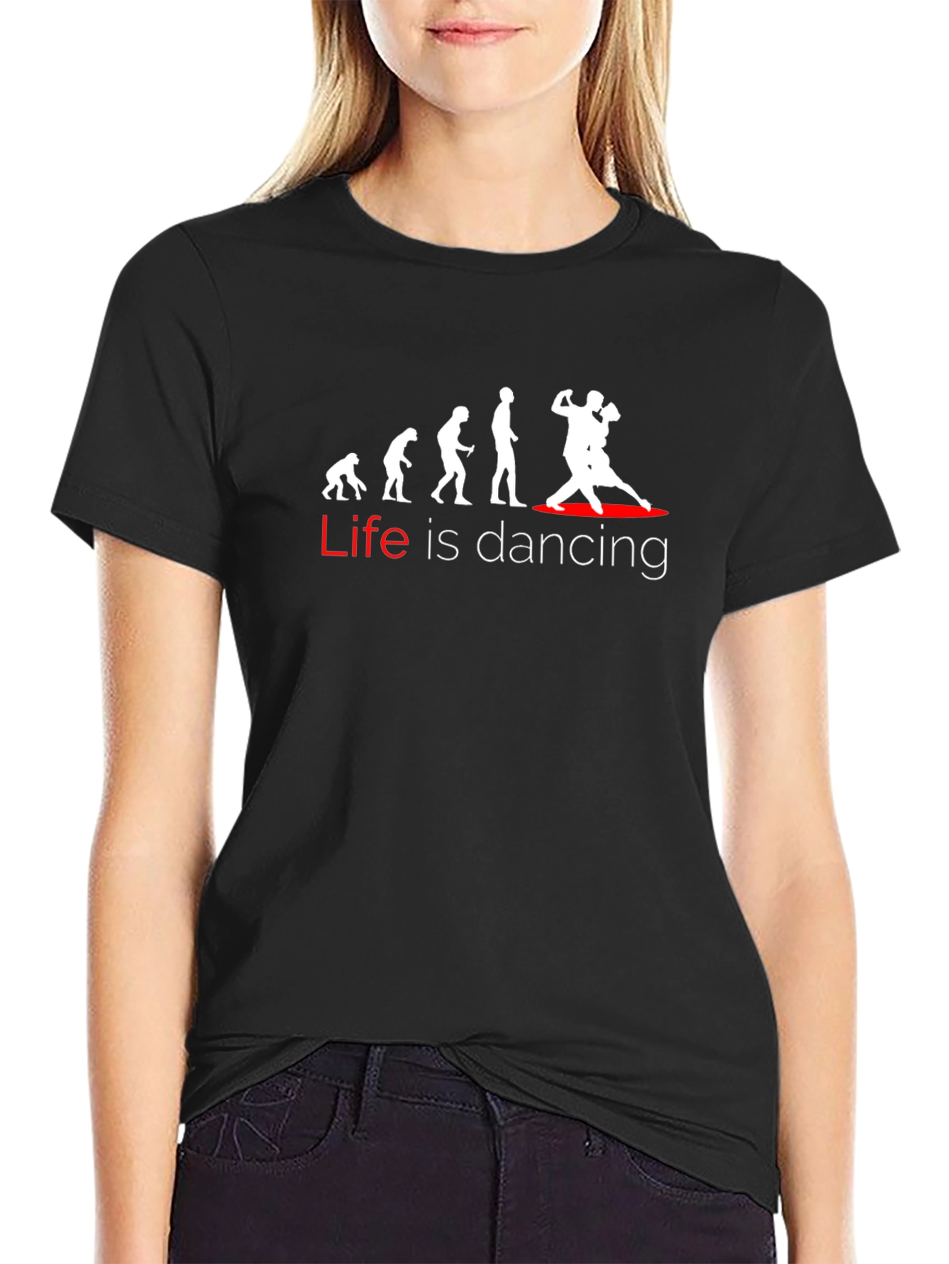 Life is Dancing T-Shirt - Evolution Dance Tee
