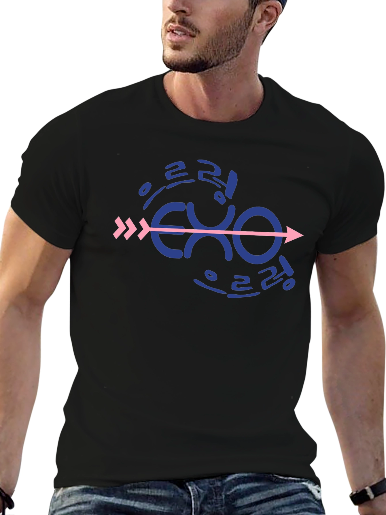 EXO Arrow Graphic Tee - Kpop Inspired