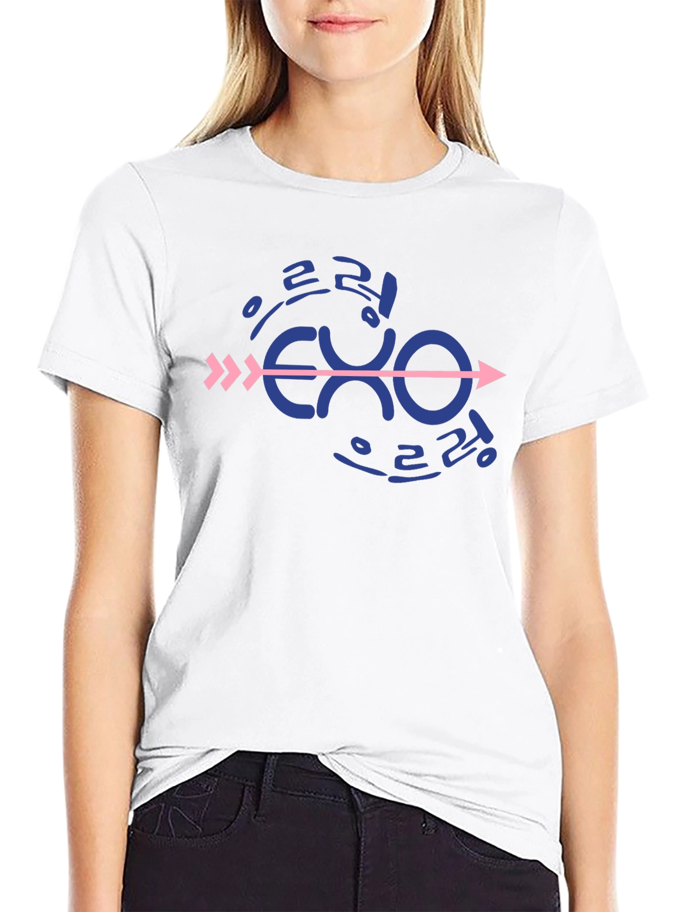 EXO Arrow Graphic Tee - Kpop Inspired