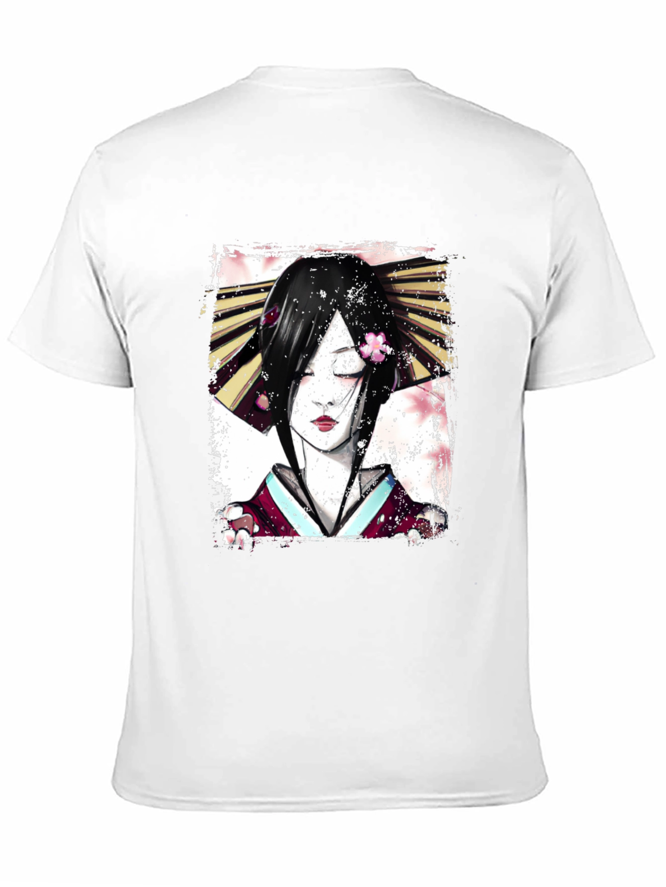 Geisha Graphic Tee - Japanese Art Shirt