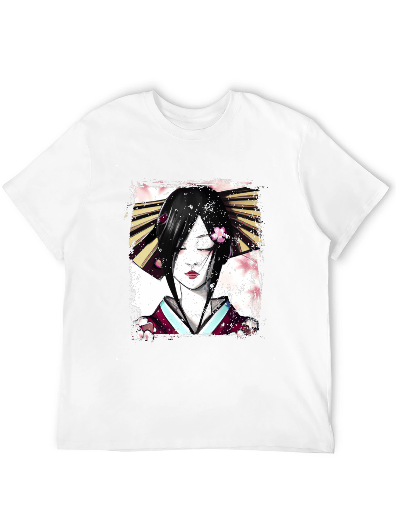 Geisha Graphic Tee - Japanese Art Shirt