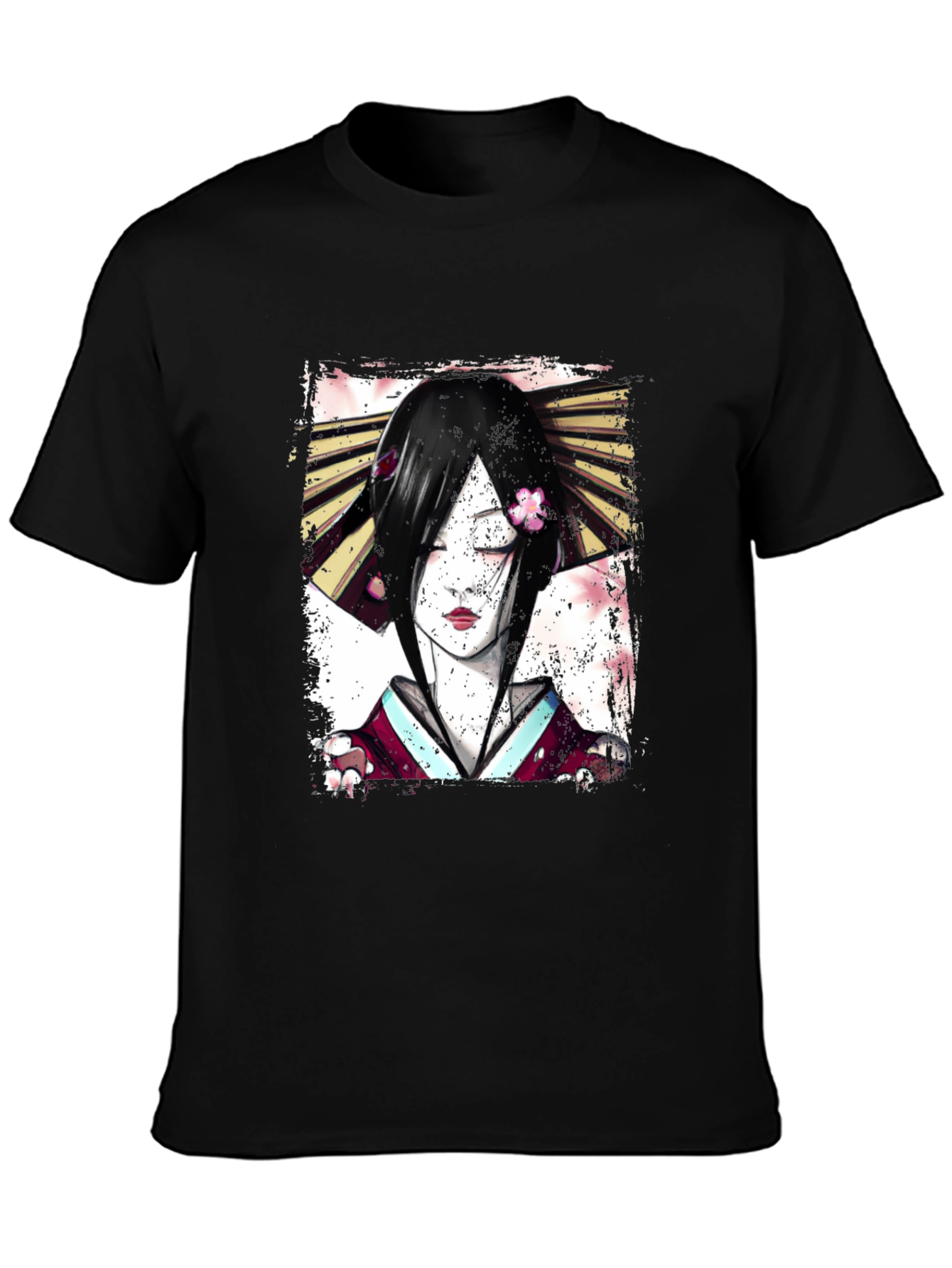 Geisha Graphic Tee - Japanese Art Shirt