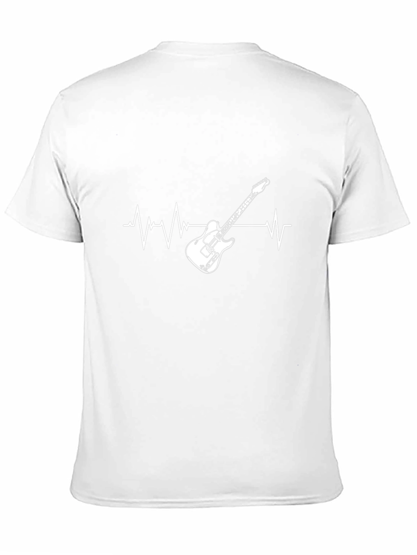 Guitar Heartbeat Graphic Tee - Music Lover T-Shirt