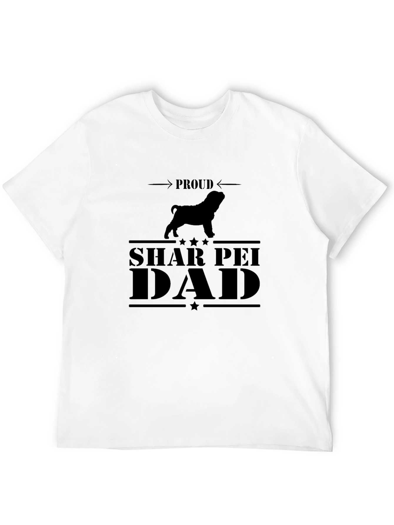 Proud Shar Pei Dad T-Shirt