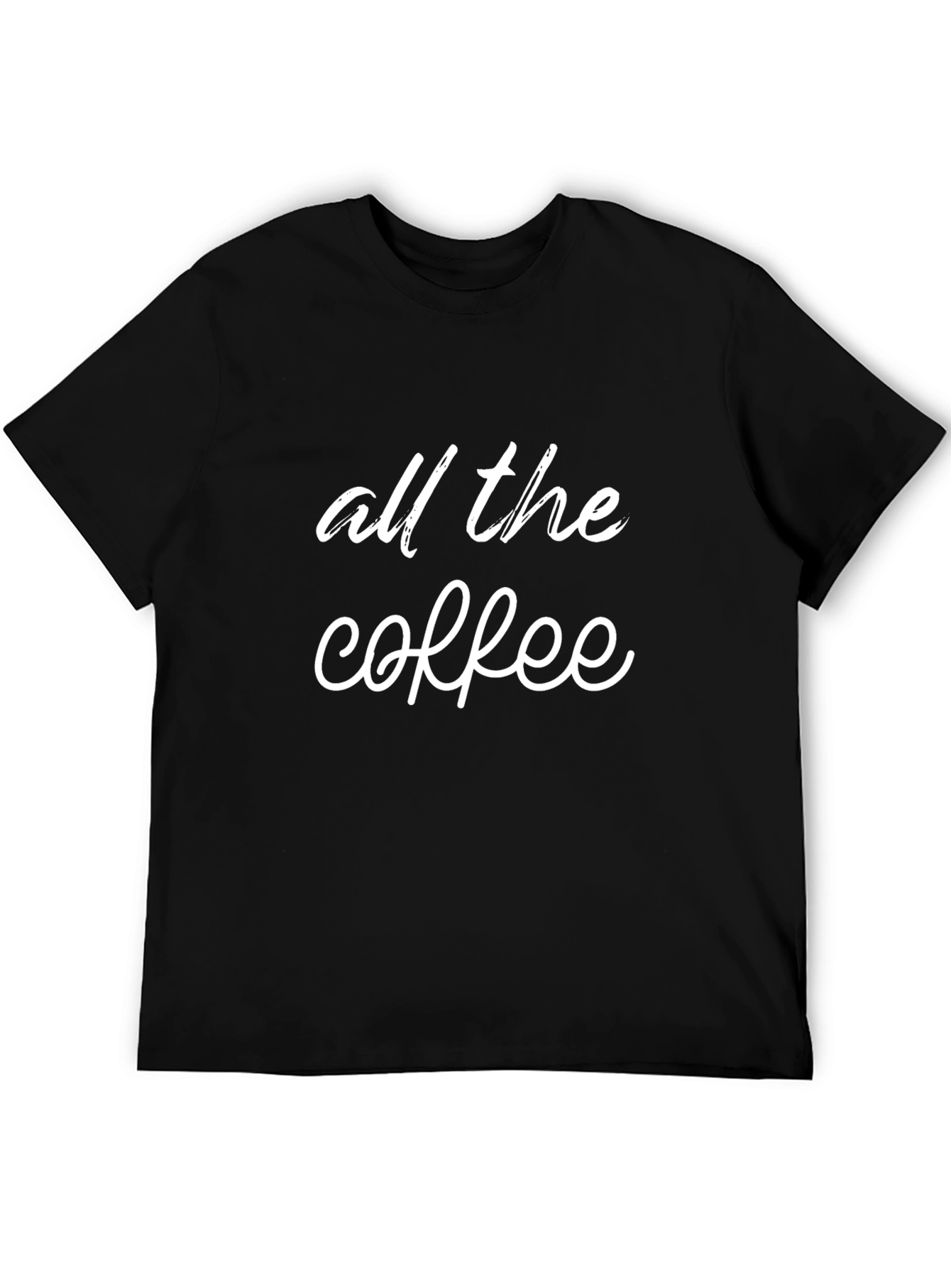 All the Coffee T-Shirt - Black Graphic Tee
