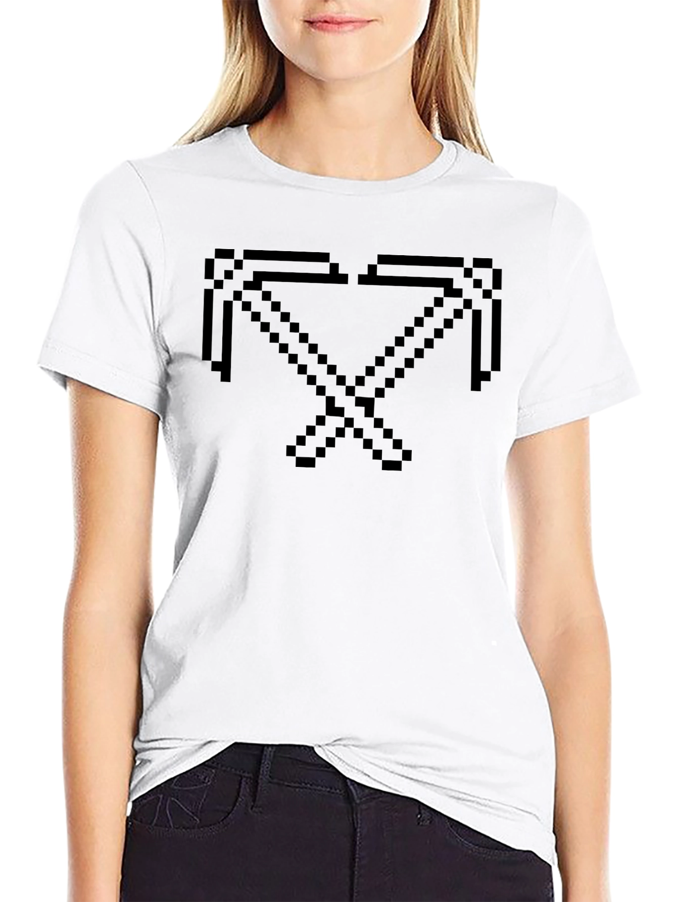 Pixel Pickaxe Tee - Minecraft Inspired