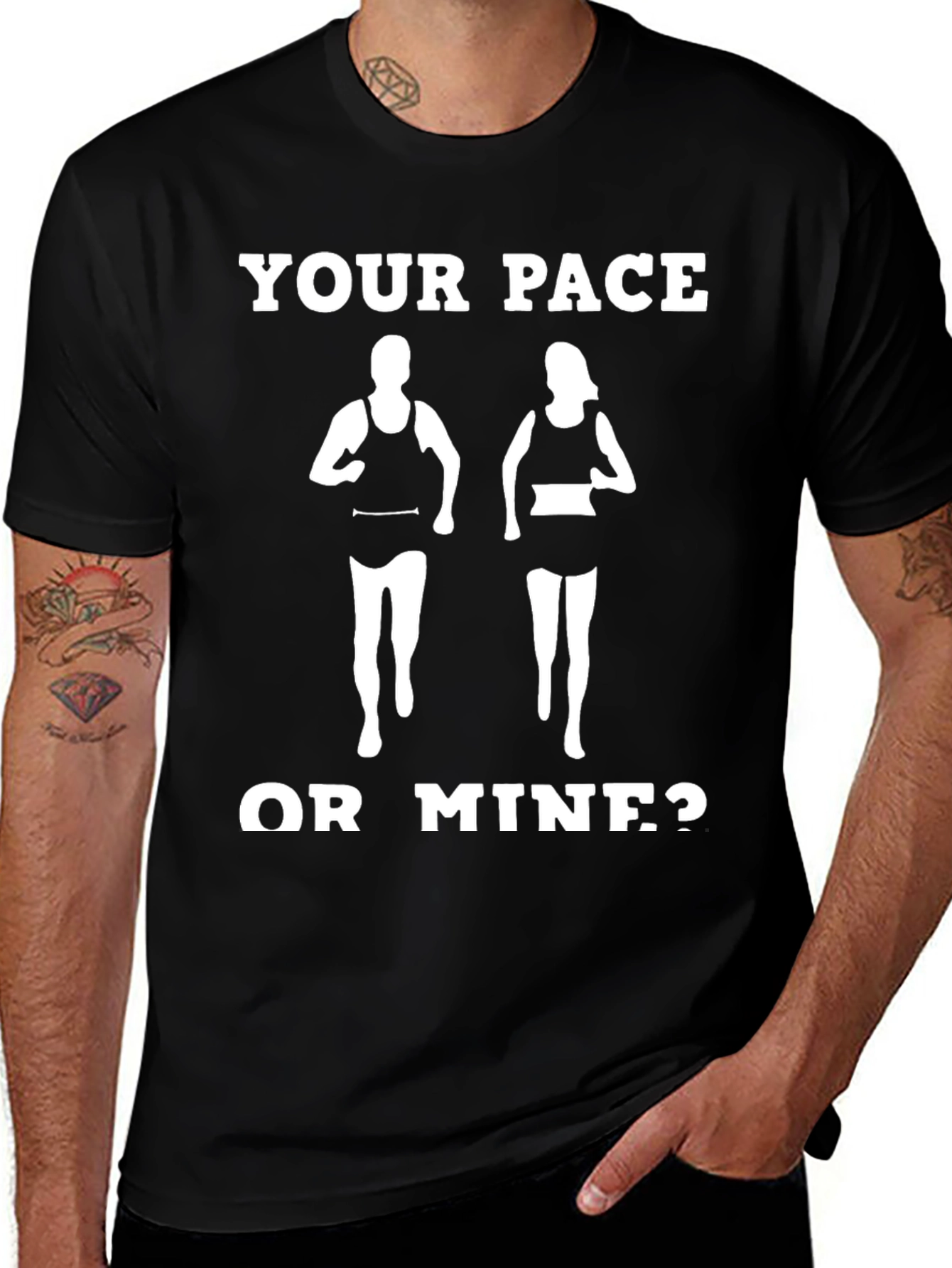 Your Pace or Mine? Running T-Shirt