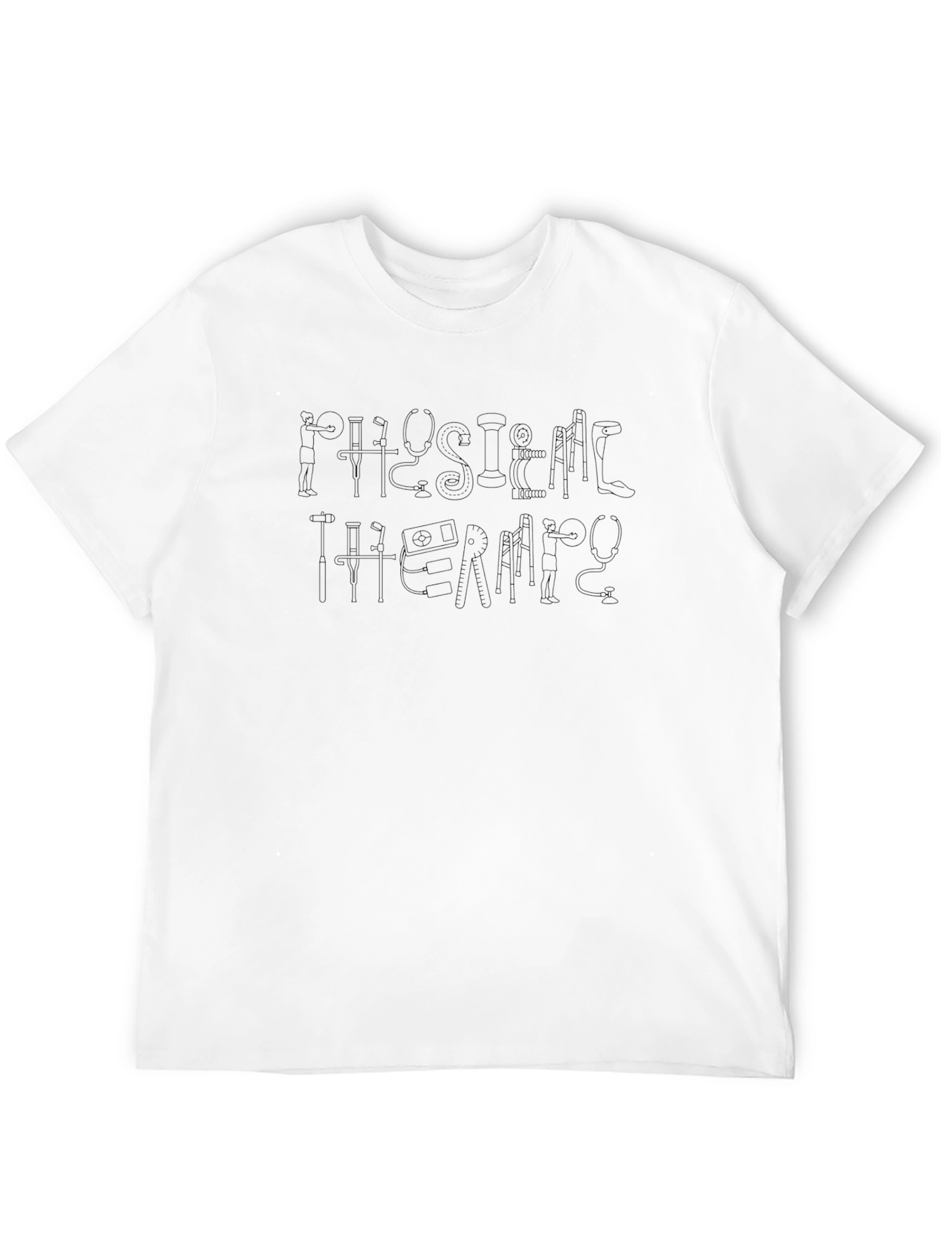 Physical Therapy Graphic Tee - Black
