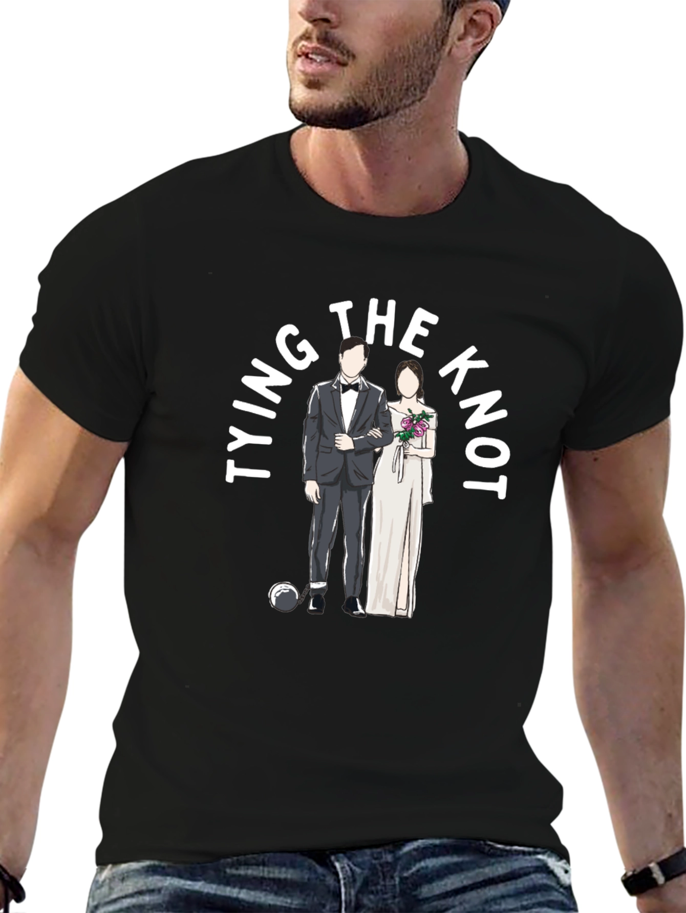 Tying The Knot Wedding T-Shirt