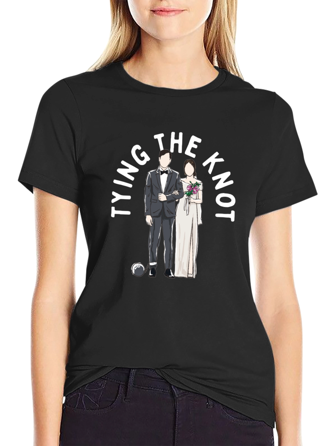 Tying The Knot Wedding T-Shirt