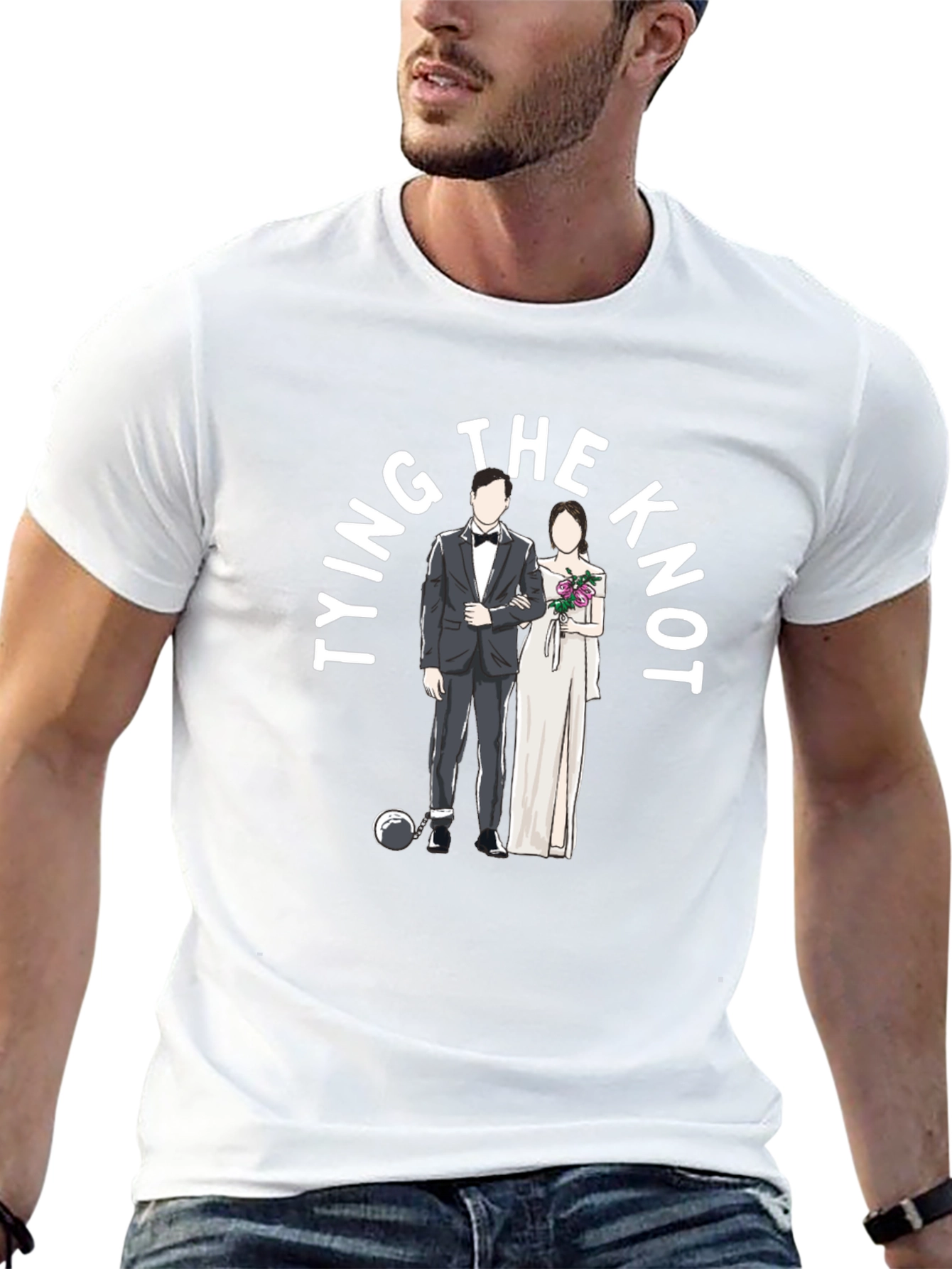 Tying The Knot Wedding T-Shirt