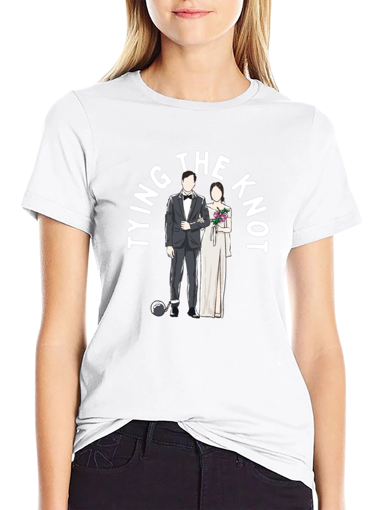 Tying The Knot Wedding T-Shirt