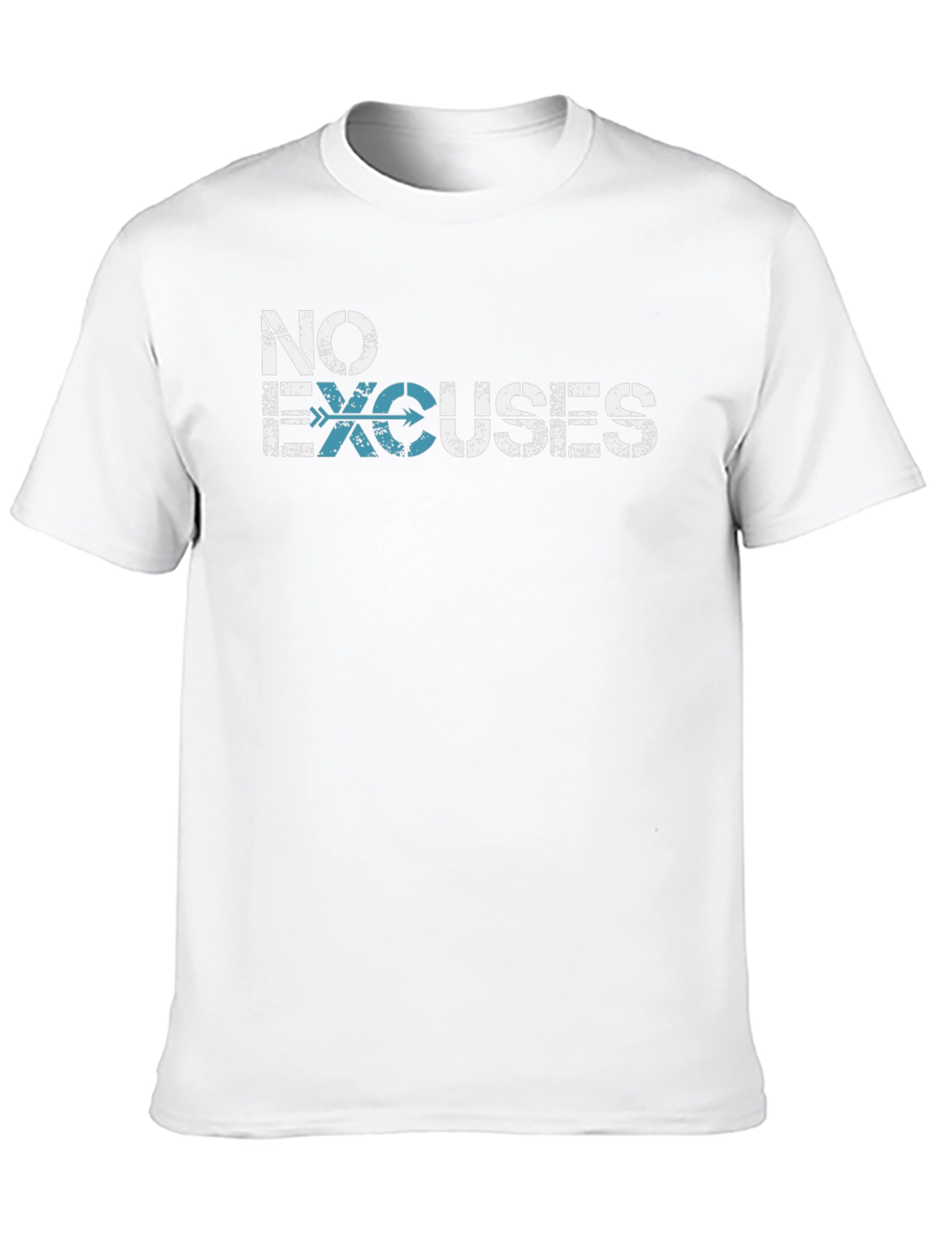 No Excuses Graphic T-Shirt - Motivational Tee