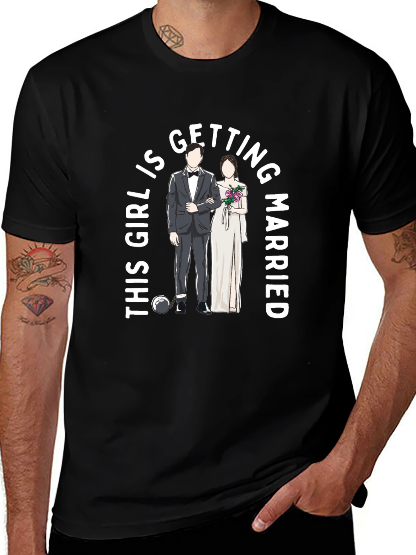 This Girl Is Getting Married Groom & Bride T-Shirt