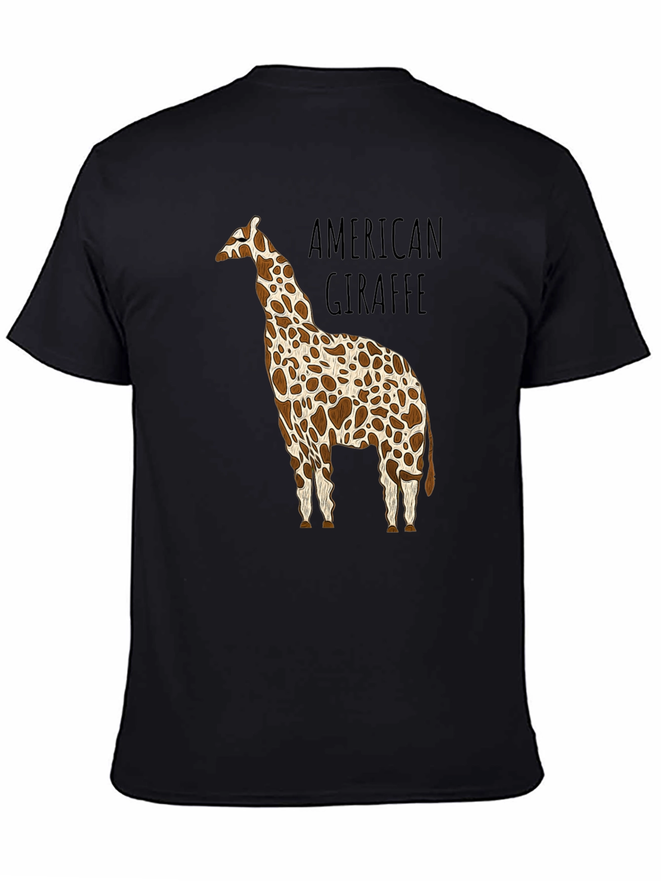 American Giraffe Graphic Tee - Unique Design