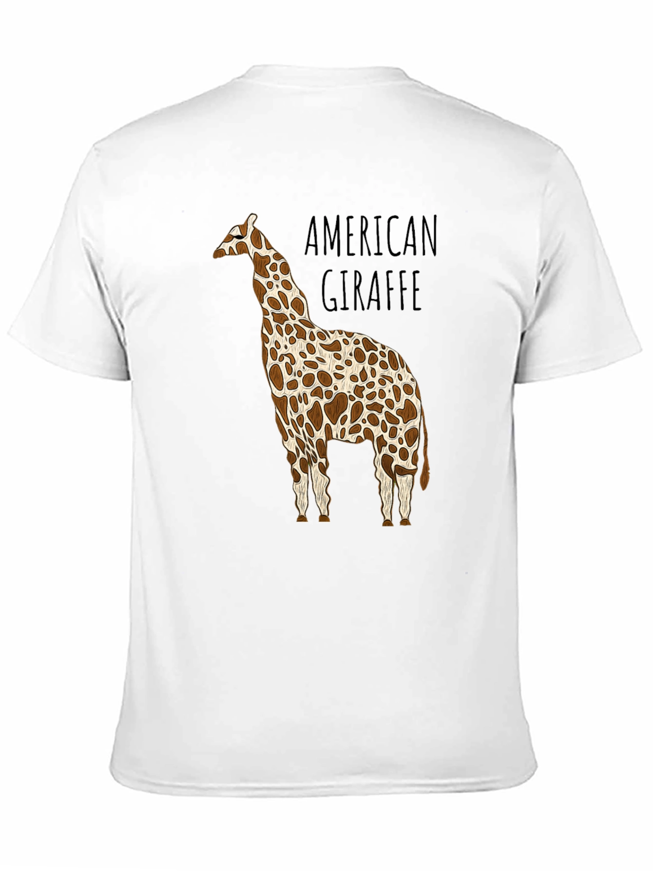 American Giraffe Graphic Tee - Unique Design