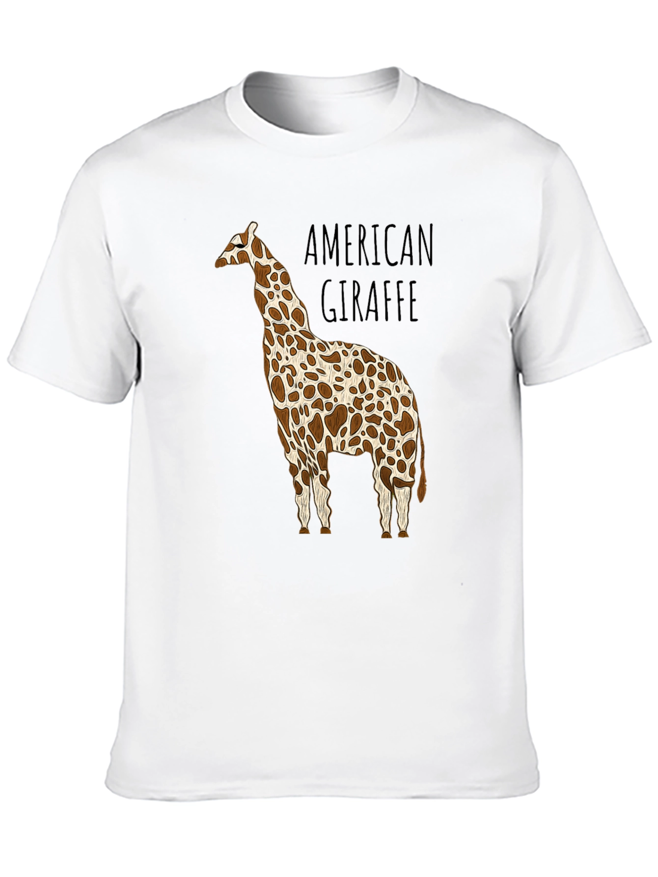 American Giraffe Graphic Tee - Unique Design