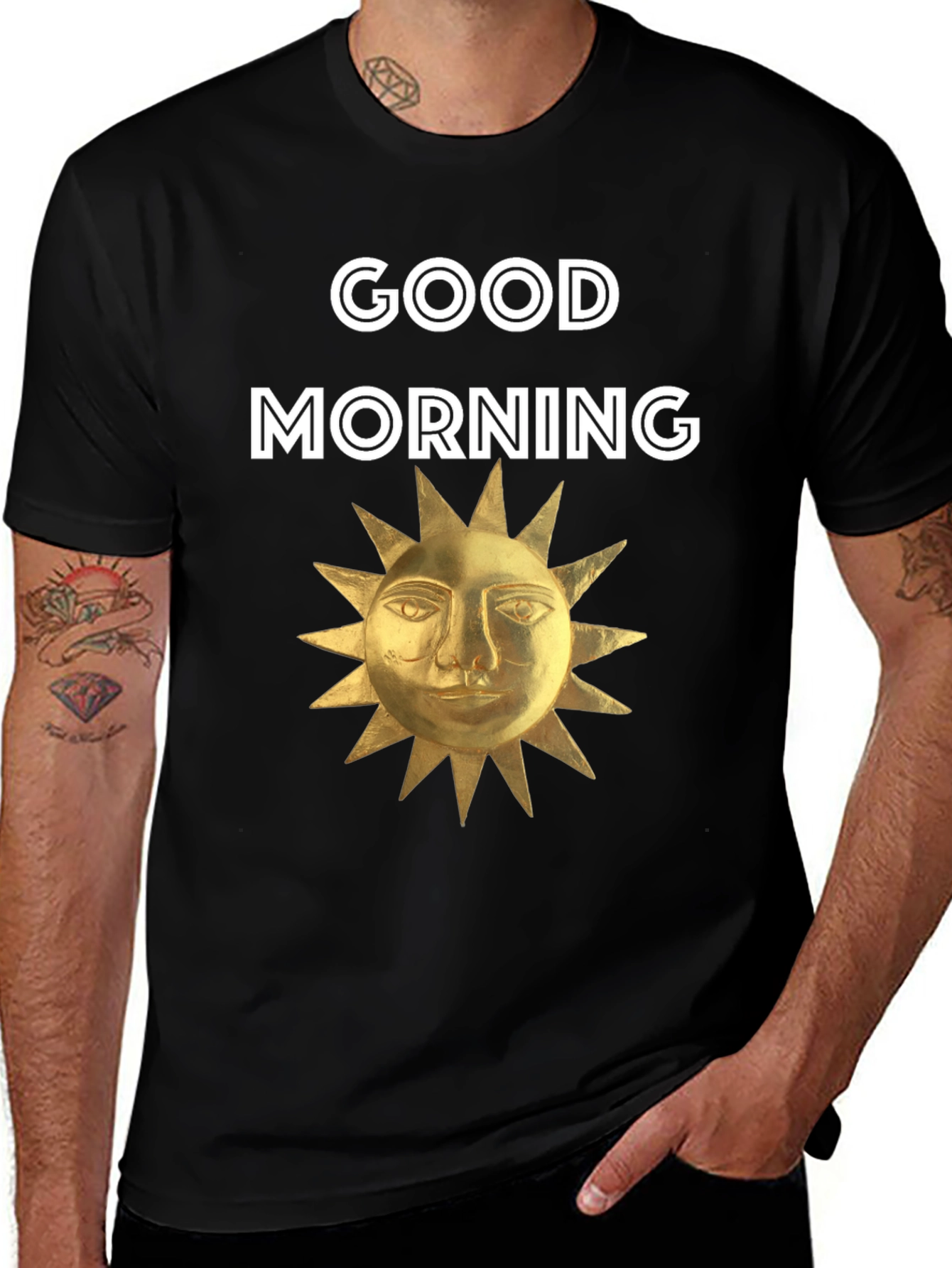 Good Morning Sun Graphic Tee - Soft Cotton