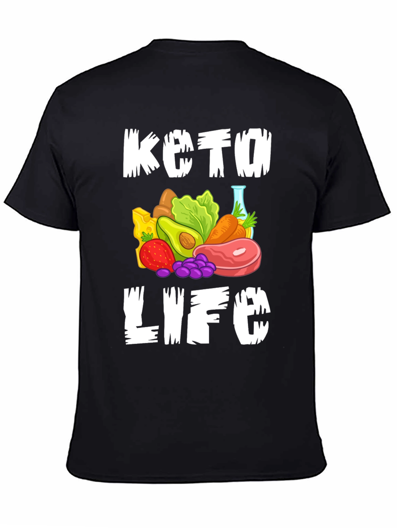 Keto Life Graphic Tee - Black T-Shirt