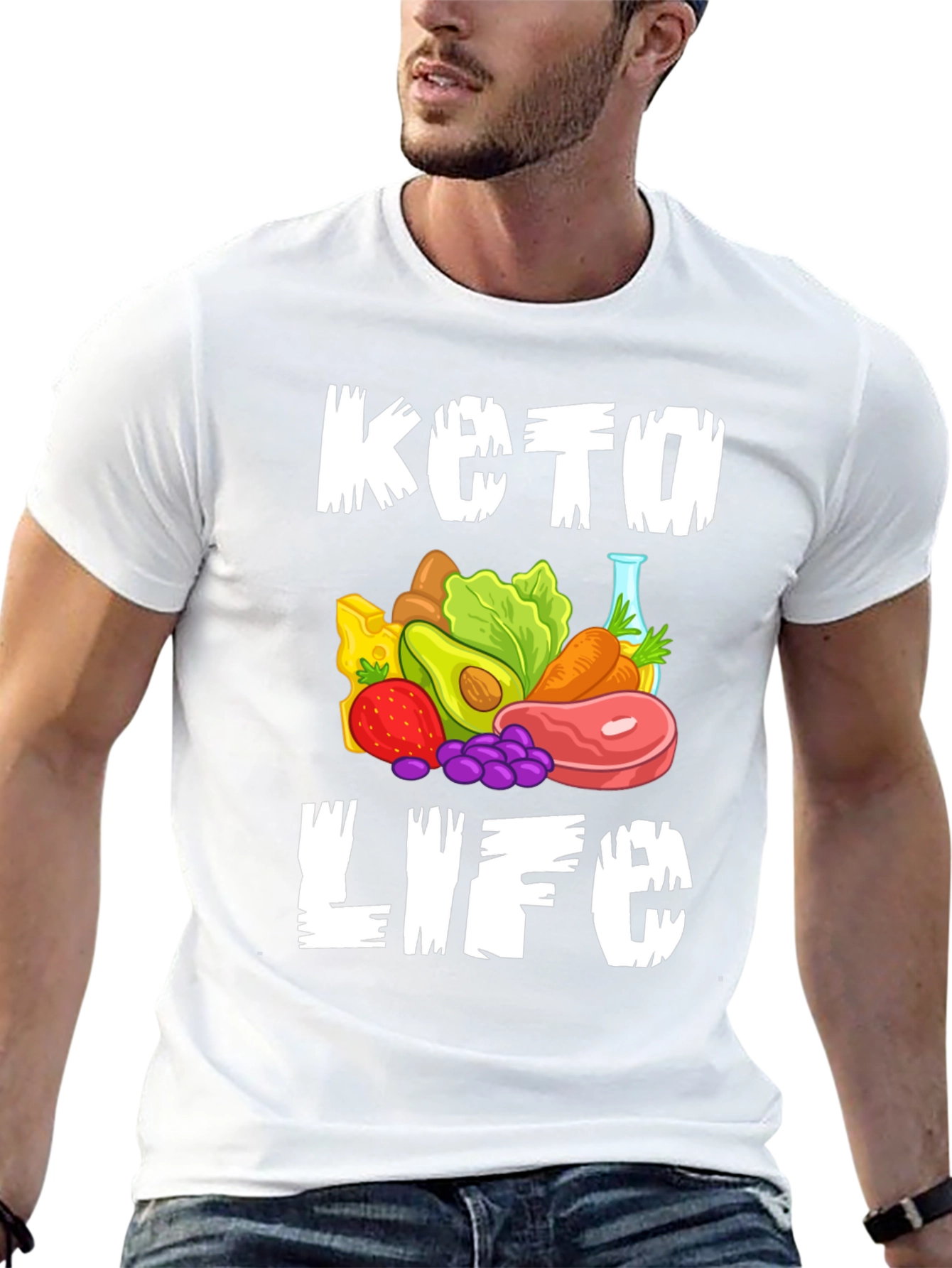 Keto Life Graphic Tee - Black T-Shirt
