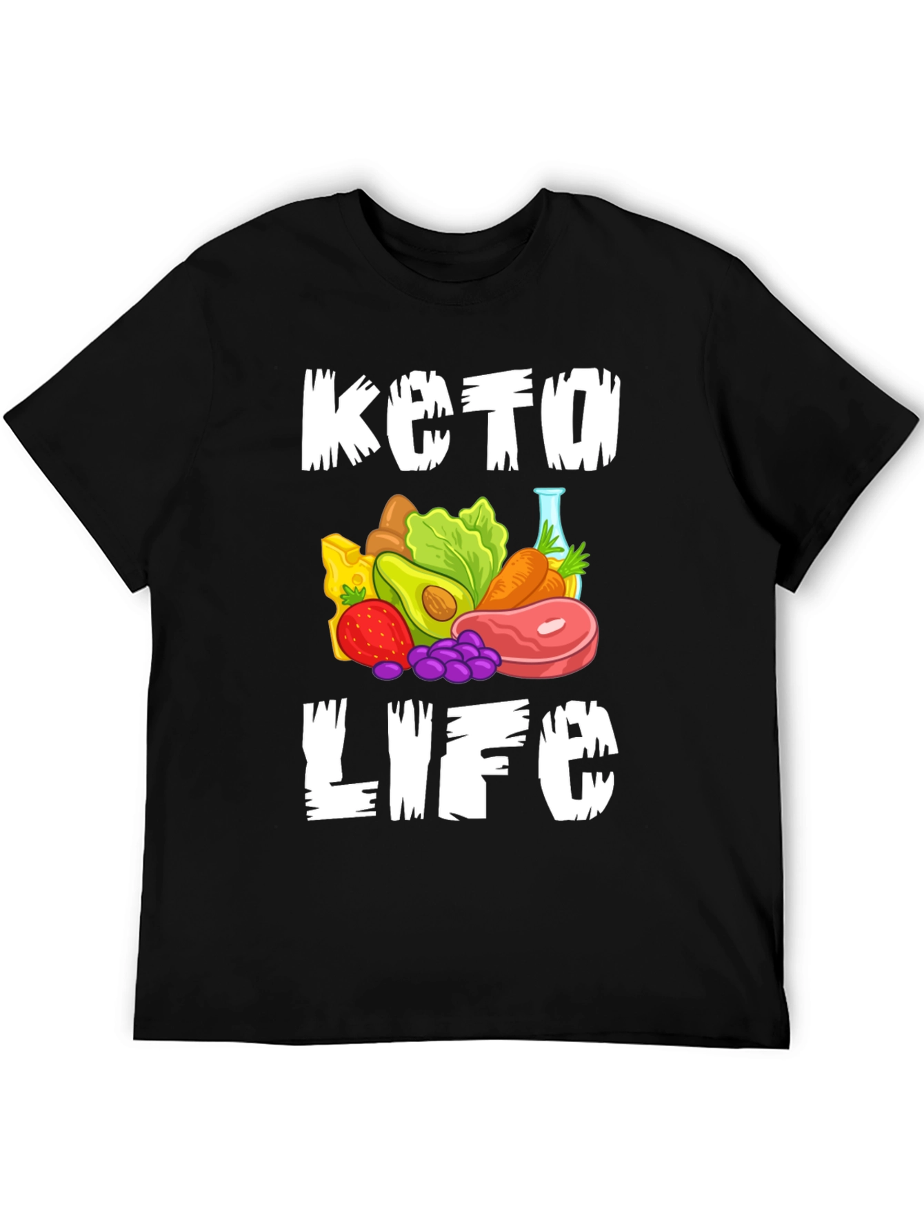 Keto Life Graphic Tee - Black T-Shirt