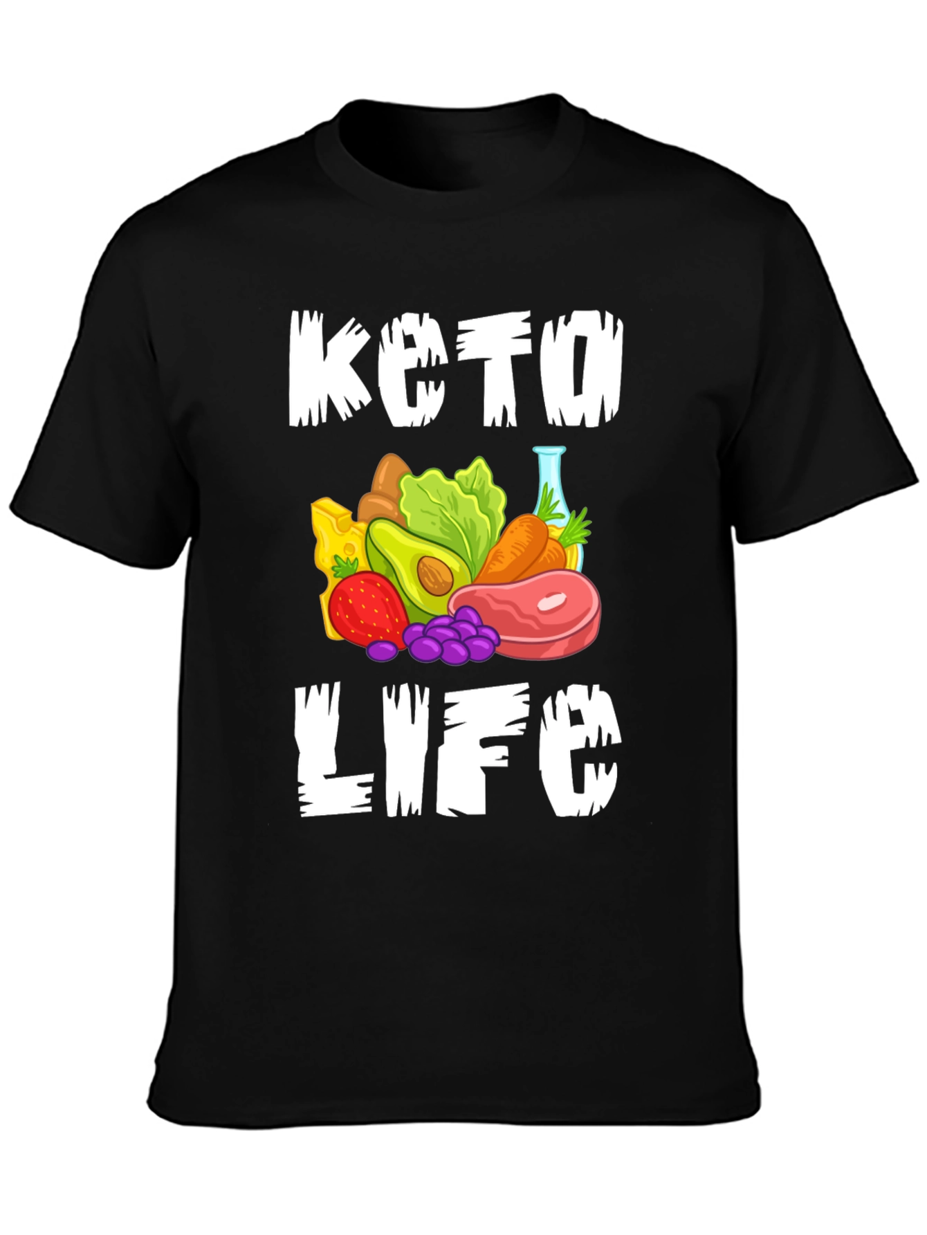 Keto Life Graphic Tee - Black T-Shirt