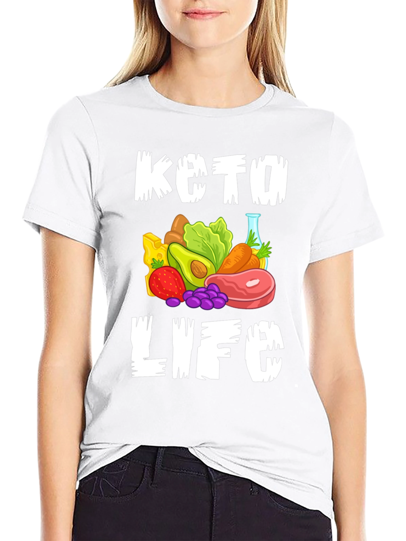Keto Life Graphic Tee - Black T-Shirt