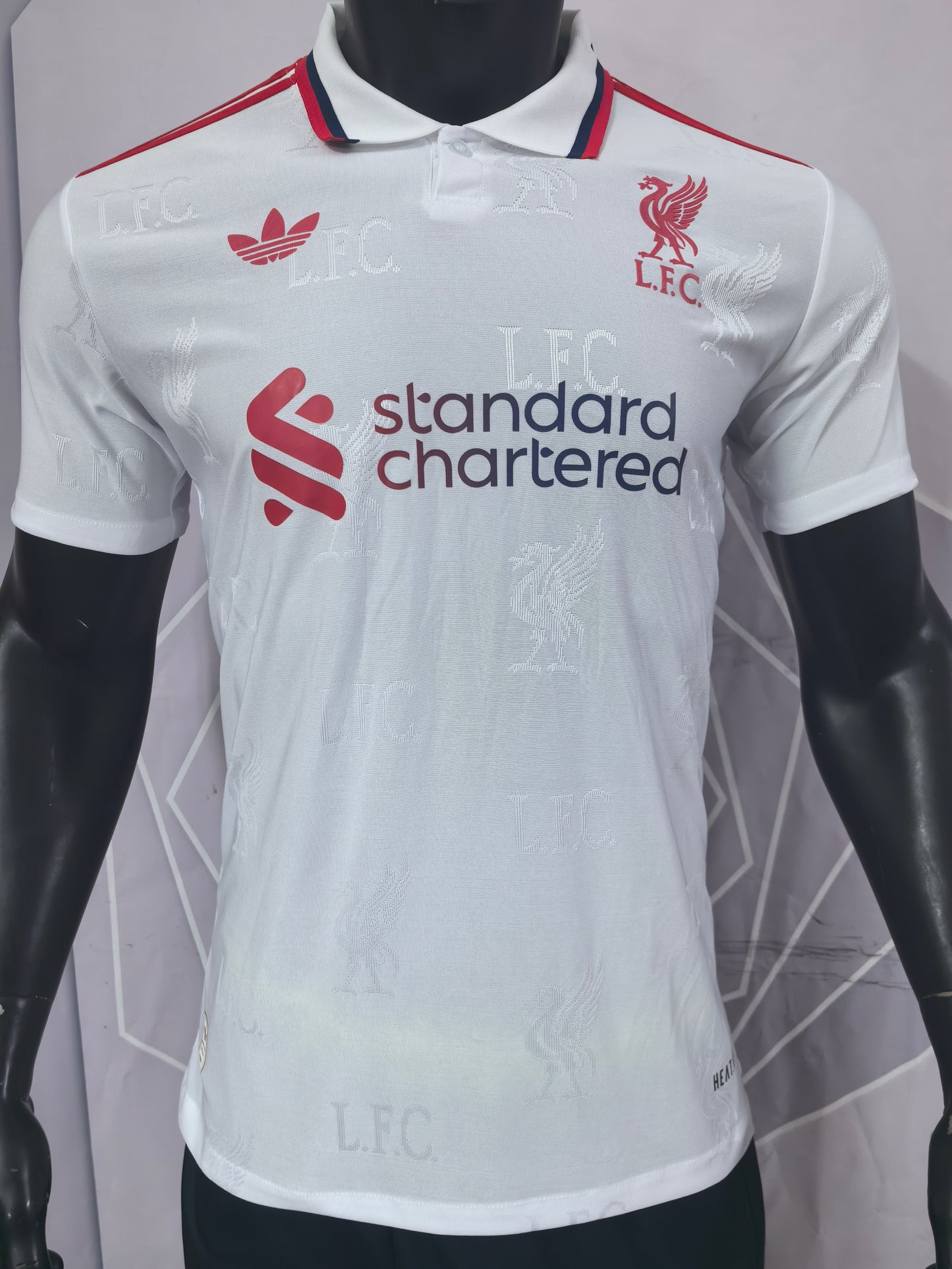Liverpool White Special Edition Custom Edition Soccer Jersey