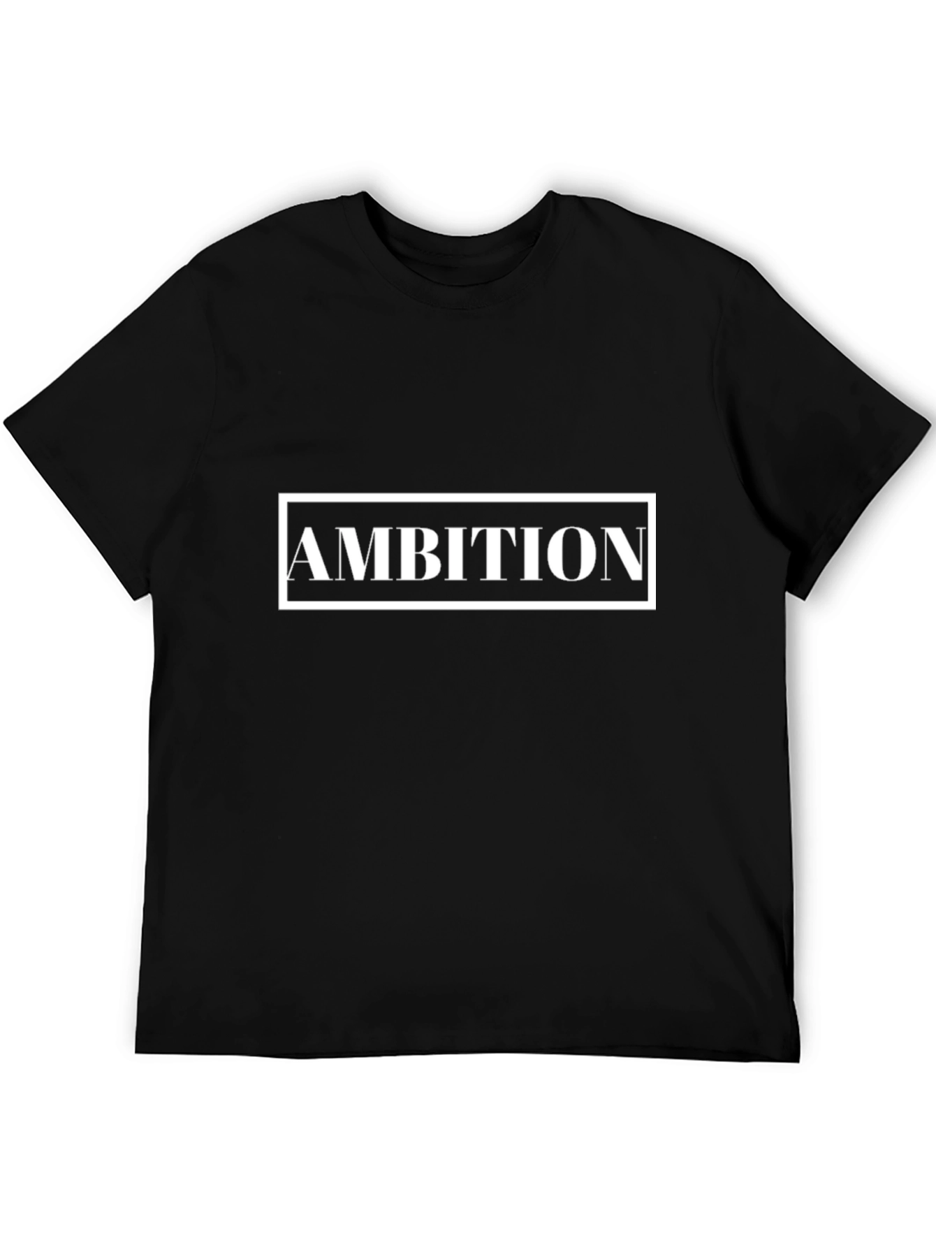 Ambition Graphic Tee - Stylish Black T-Shirt