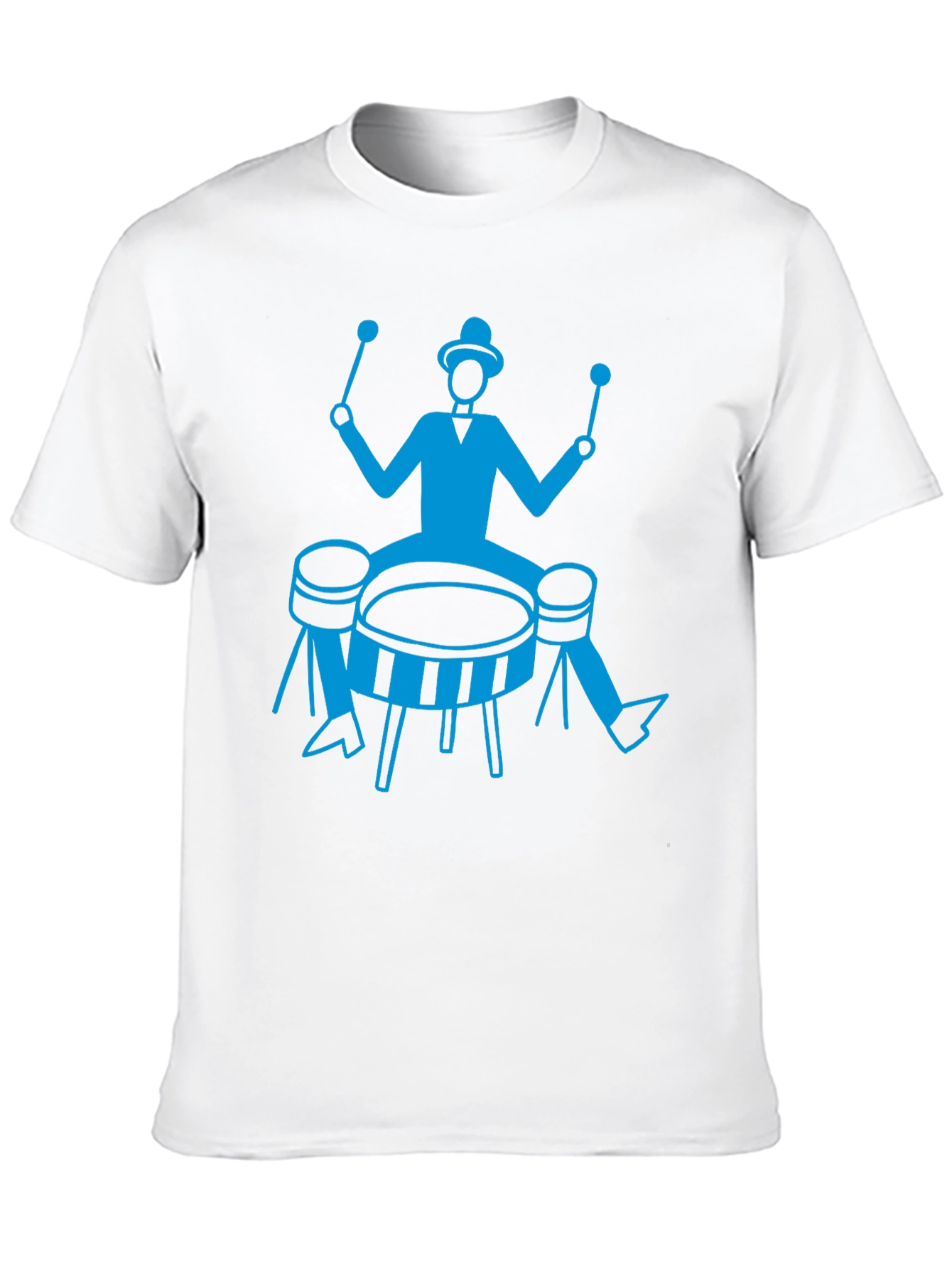 Drummer Graphic Tee - Cool Music Shirt