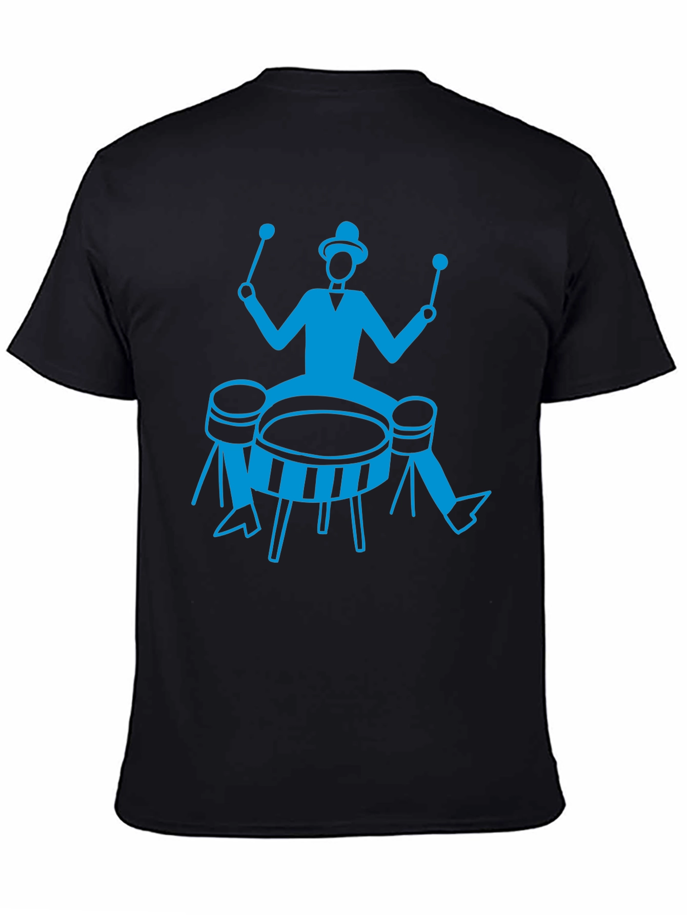 Drummer Graphic Tee - Cool Music Shirt