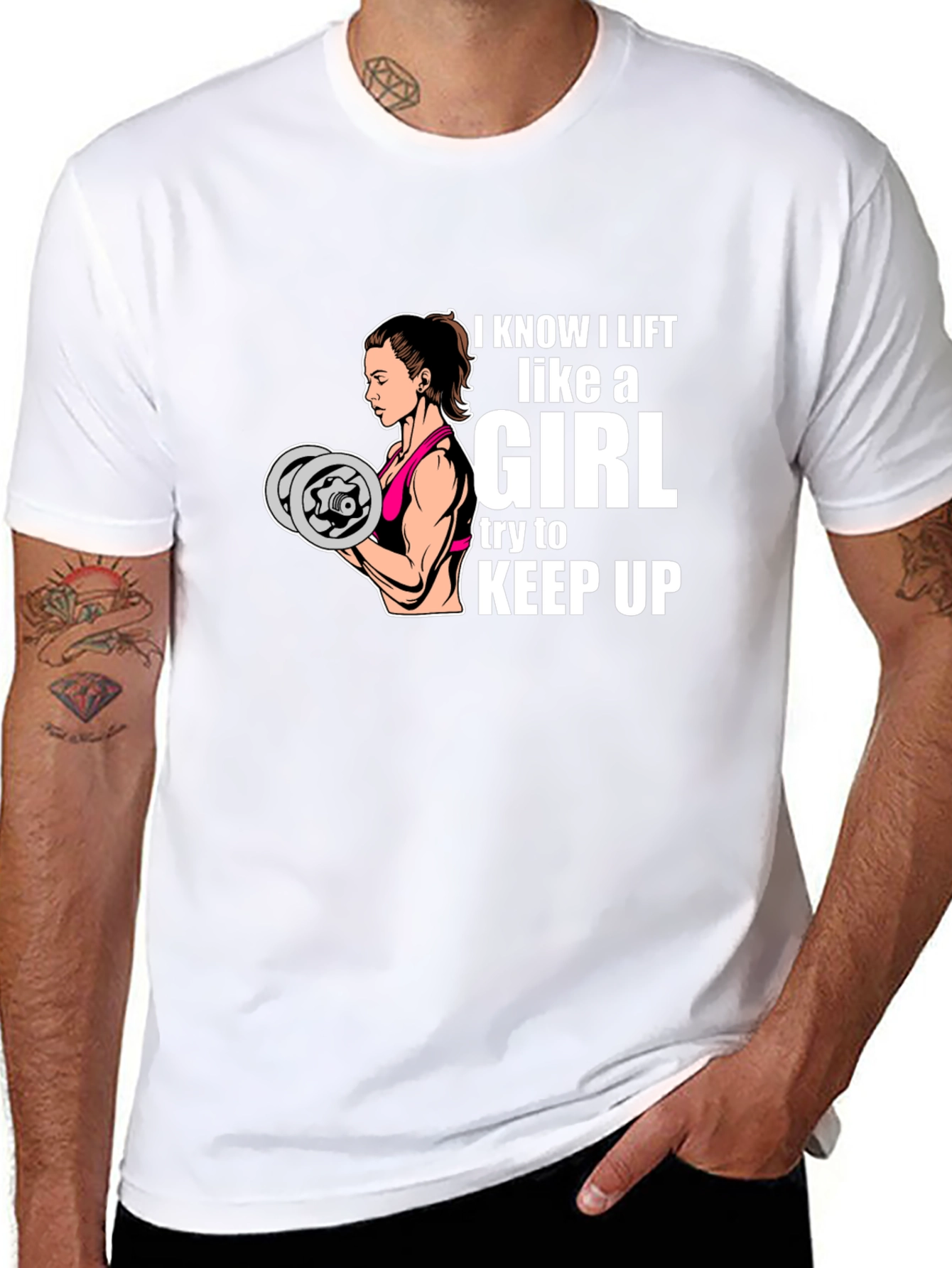 I Lift Like A Girl T-Shirt - Fitness Apparel