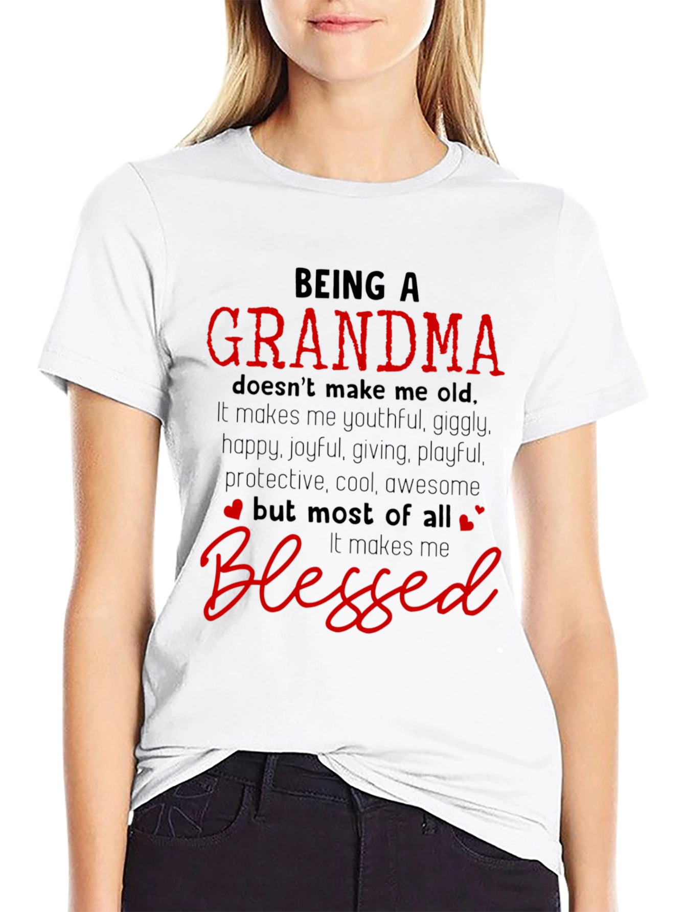 Being A Grandma Blessed T-Shirt