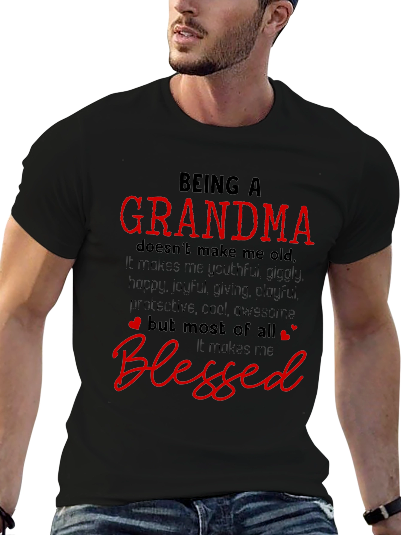 Being A Grandma Blessed T-Shirt